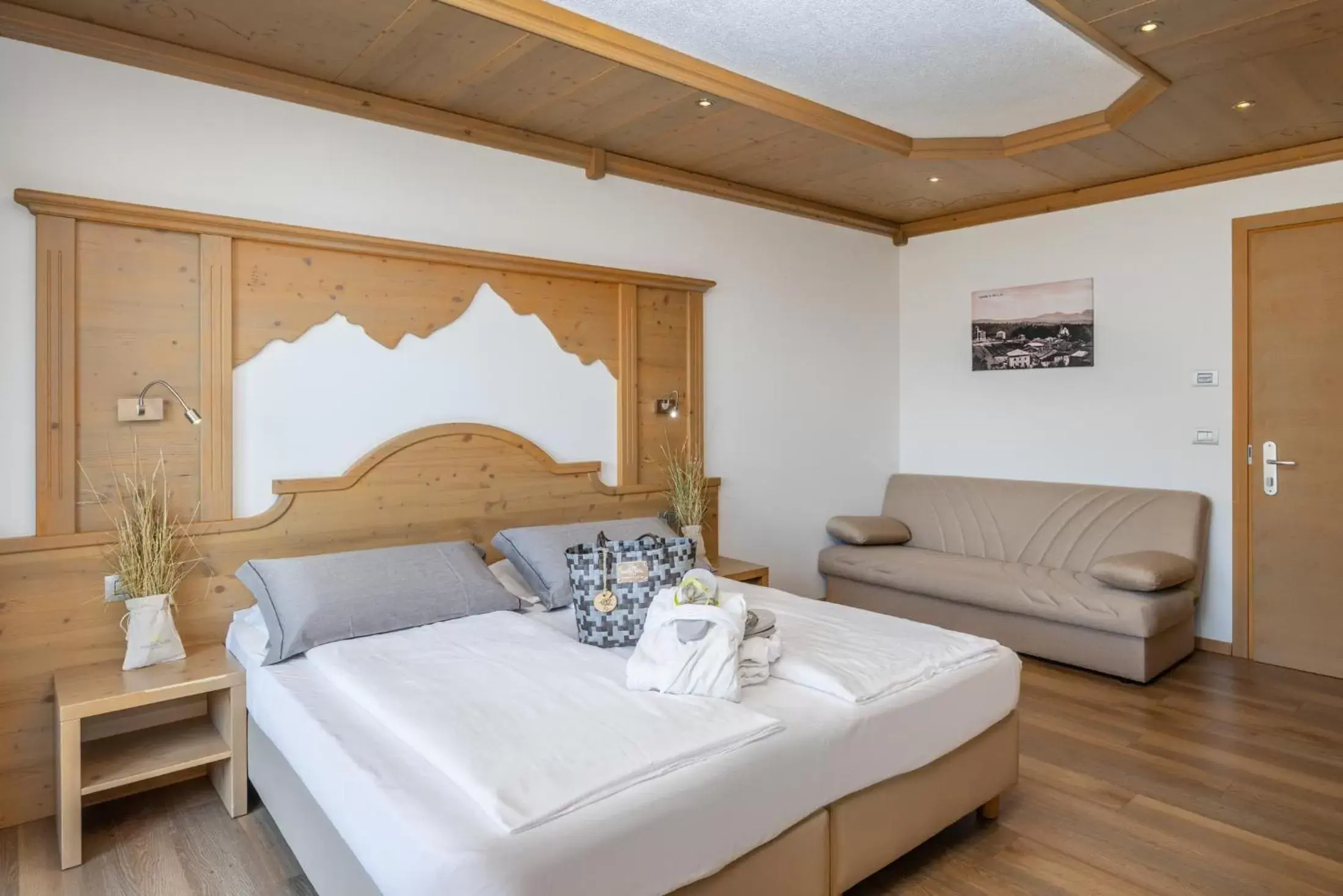 Bed in Miraval Hotel Bed in Miraval Hotel