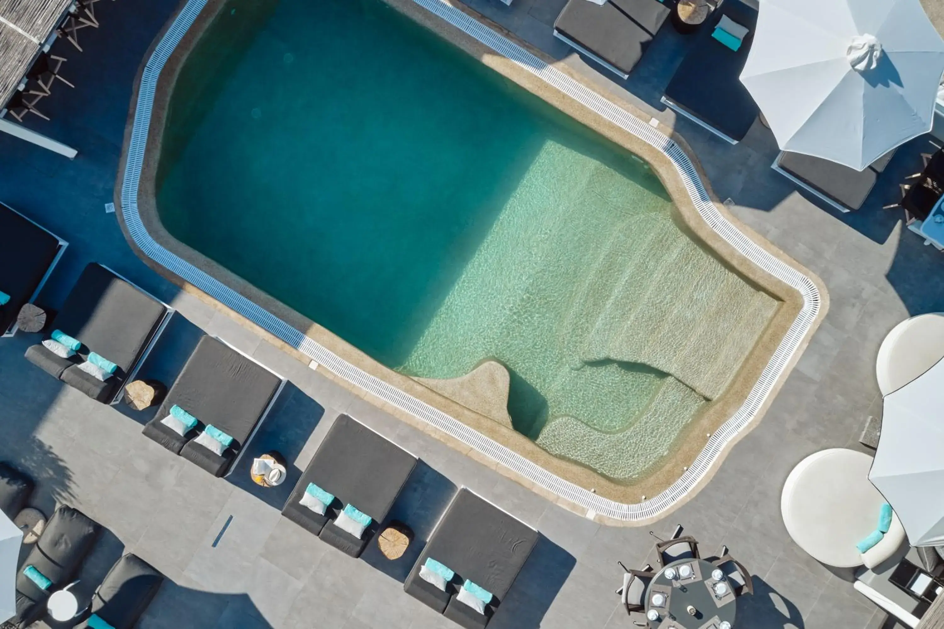 Swimming pool, Pool View in Mykonos Princess Hotel