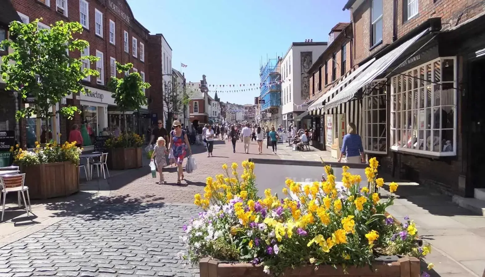 Shopping Area in NUMBER 19 Chichester B&B