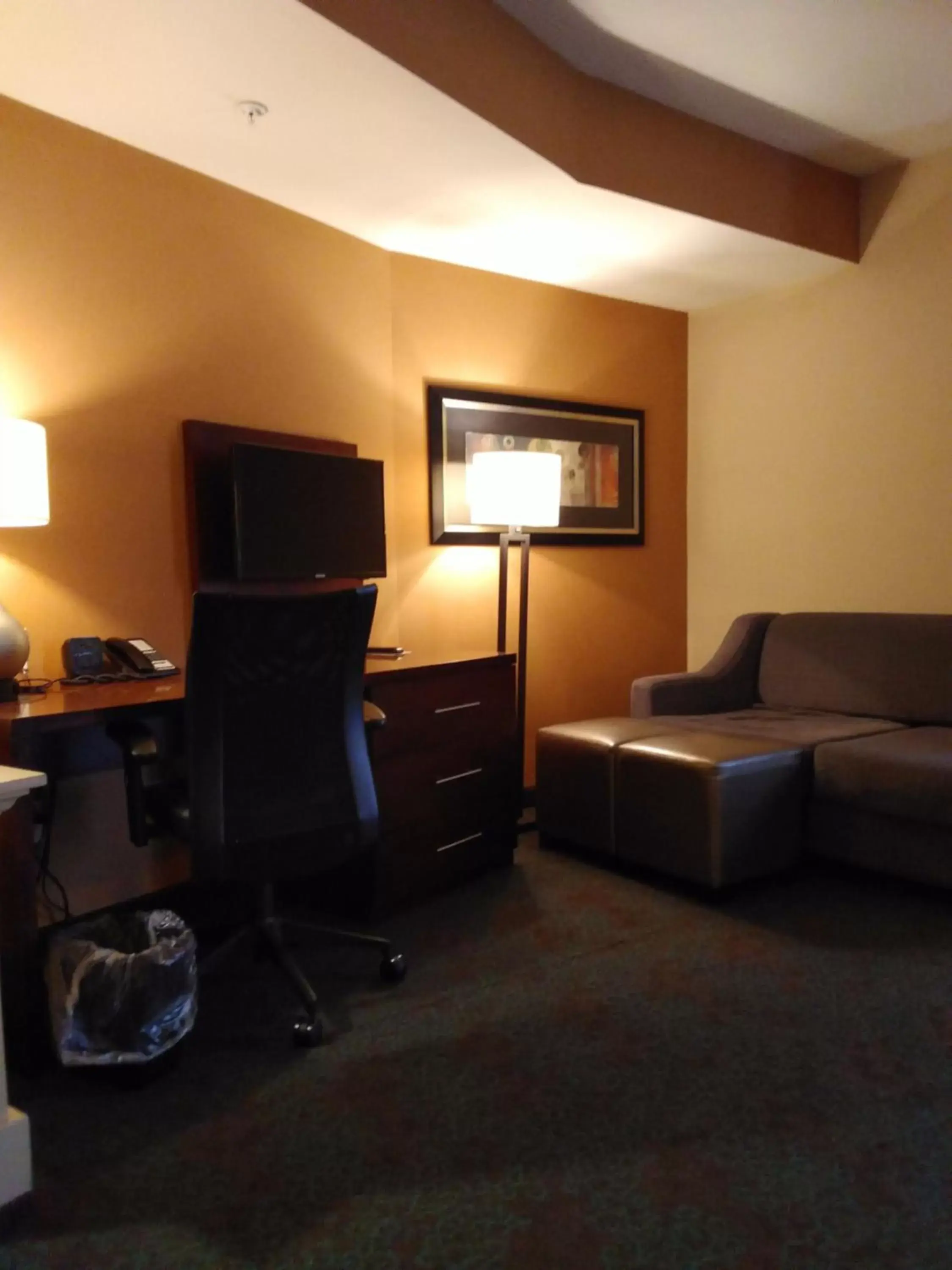 Seating area in Comfort Suites Texarkana Arkansas