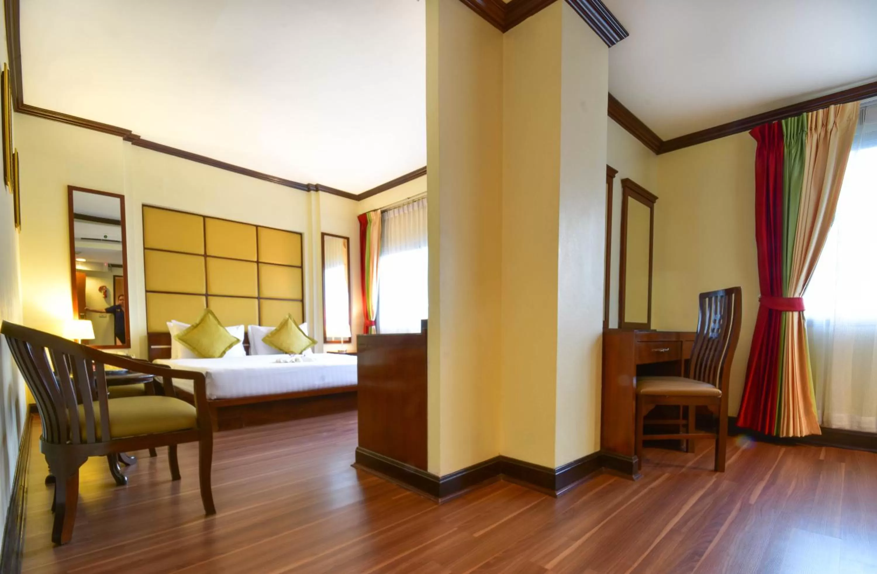 Bedroom, Bed in Grand Business Inn