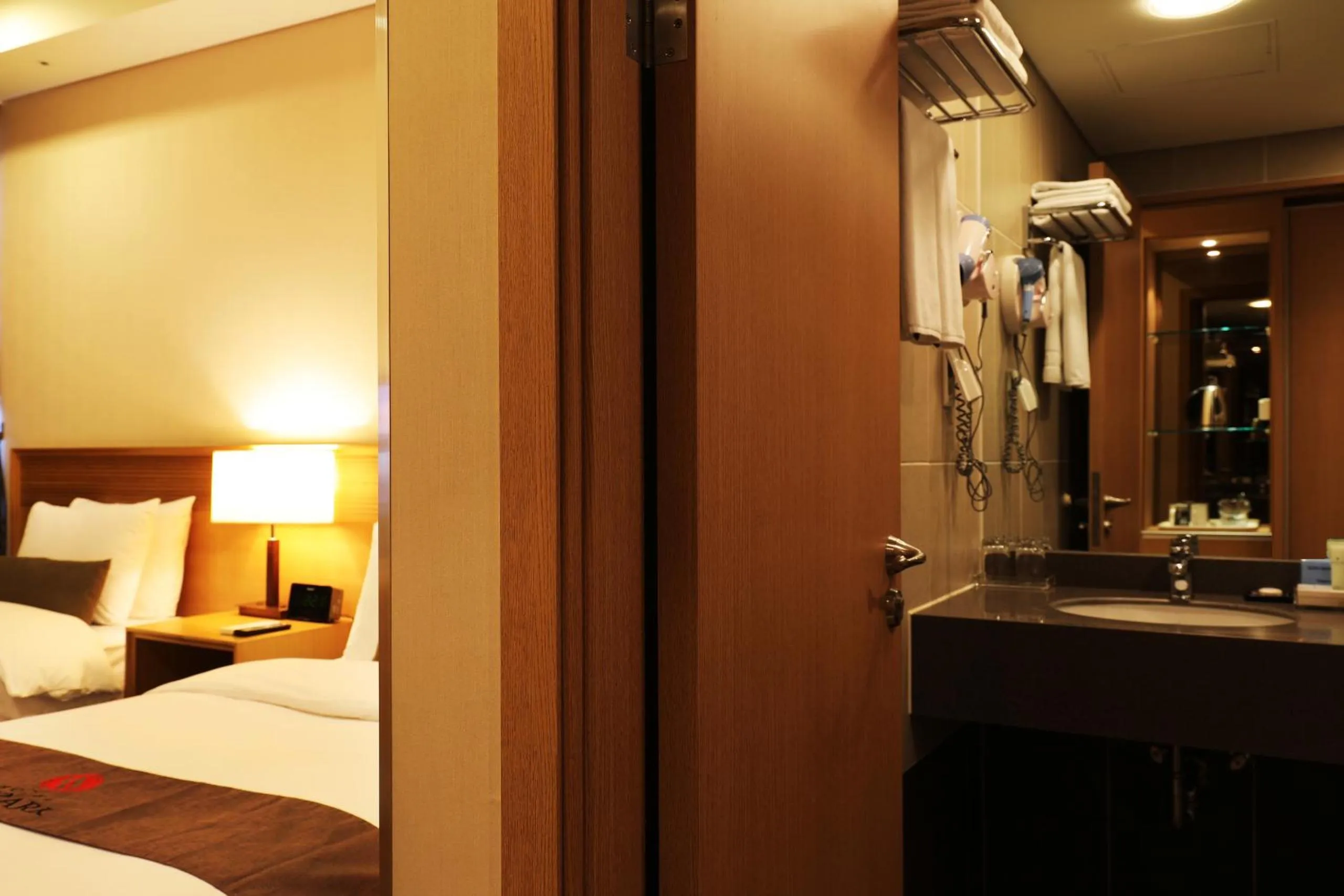 Bed in Bridge Hotel Incheon Songdo