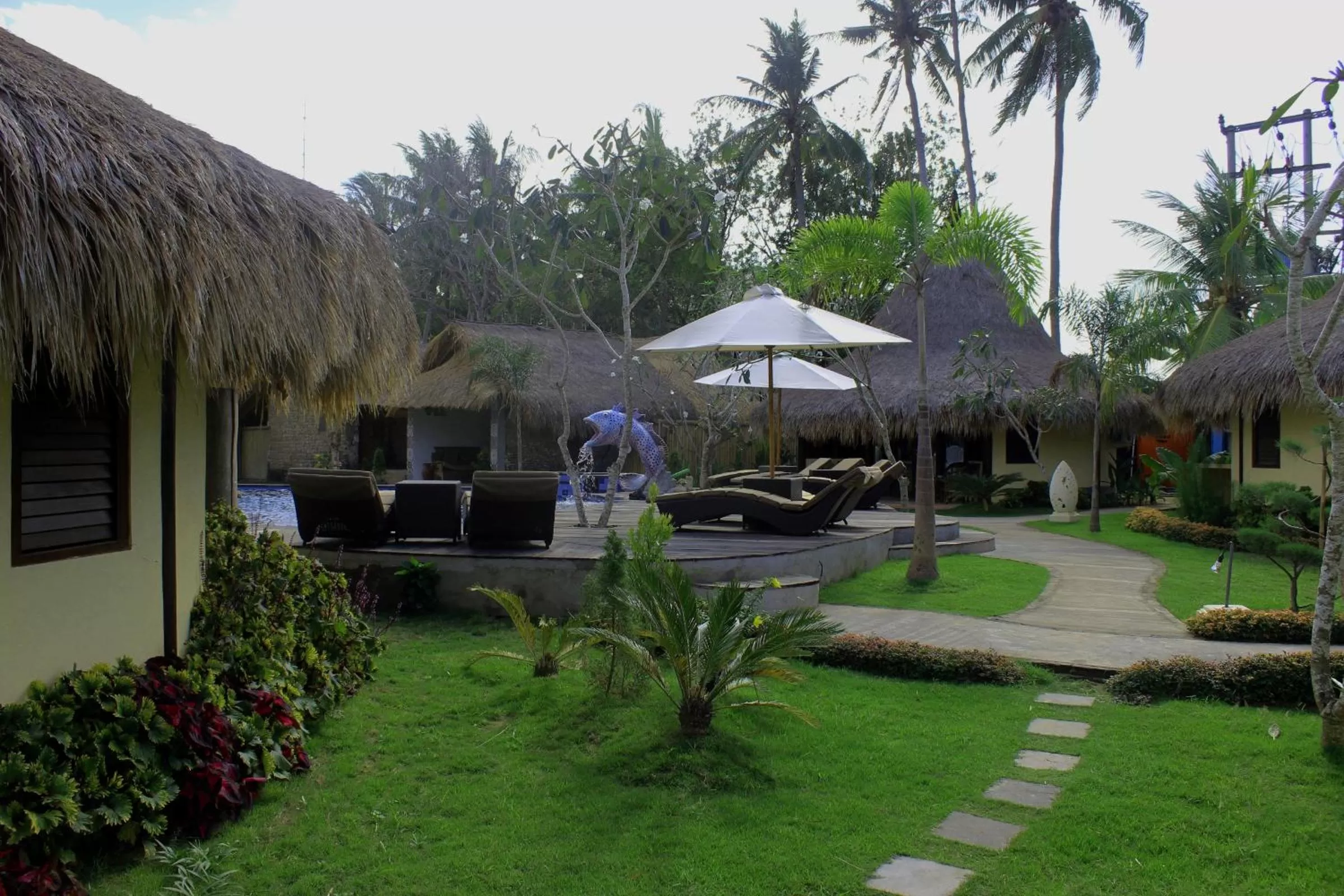Garden in Sanghyang Bay Villas