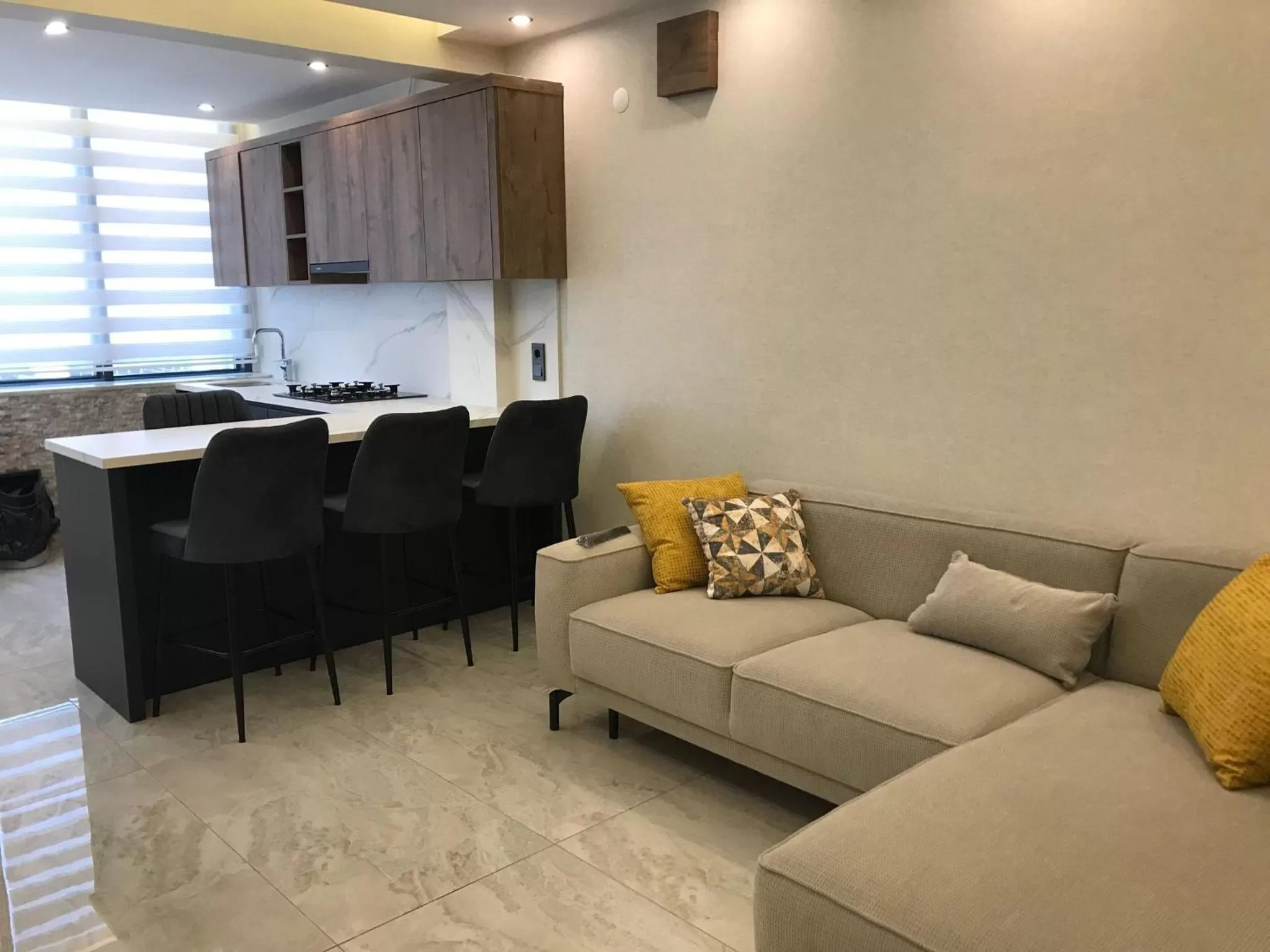 Kitchen or kitchenette, Seating Area in Yılmaz Suit Apartments