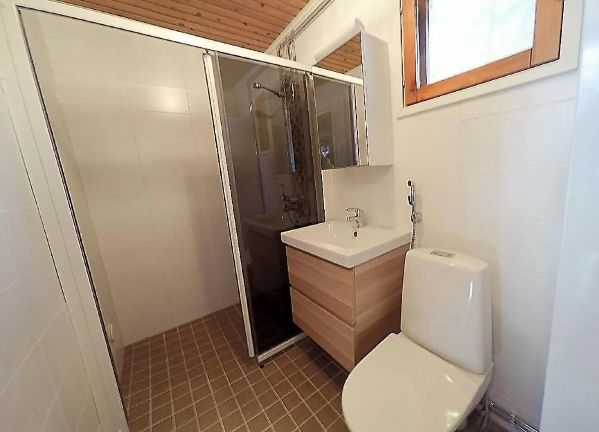 Shower in Yyteri Holiday Cottages