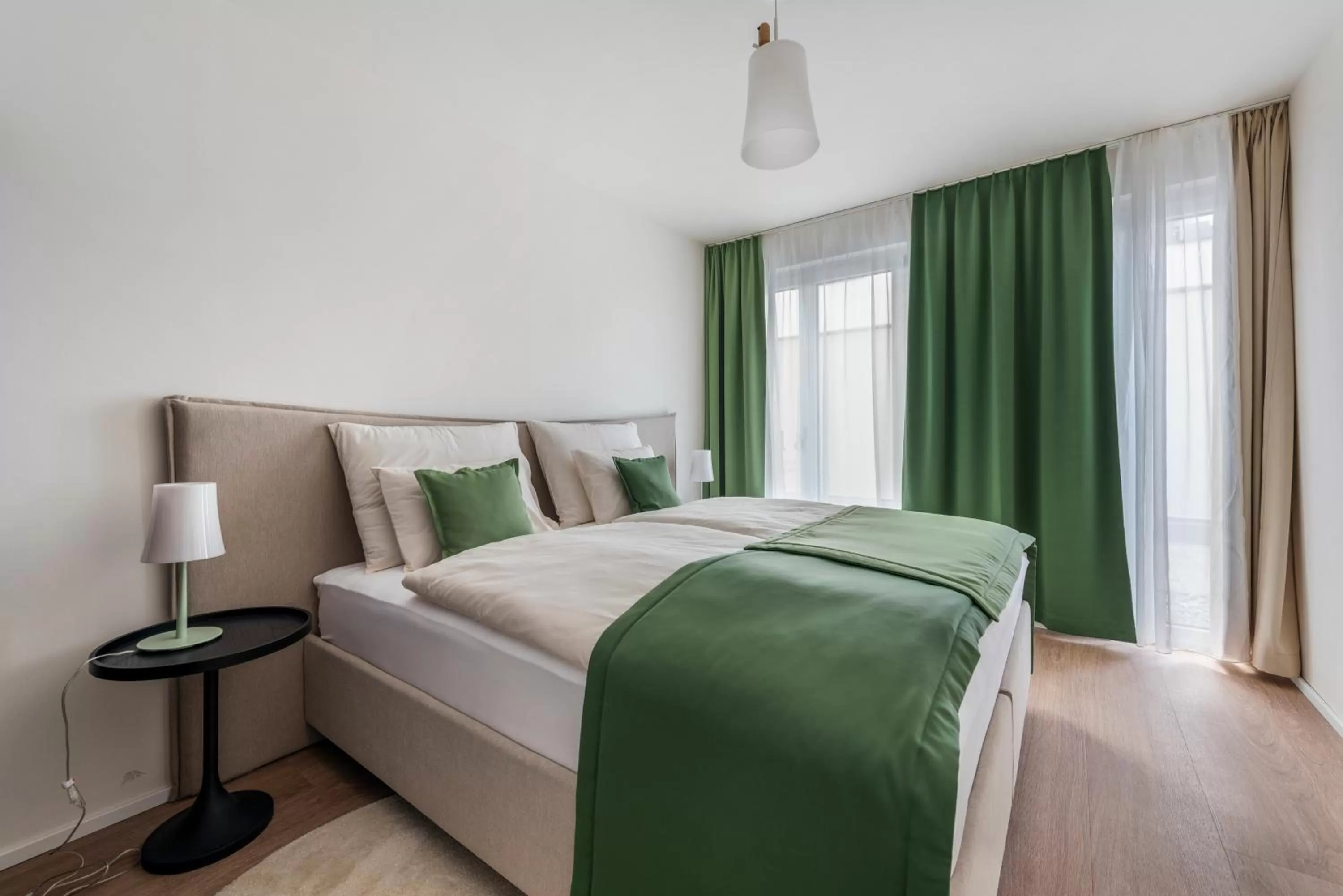 Bed in Karl und Anton Boutique Apartments