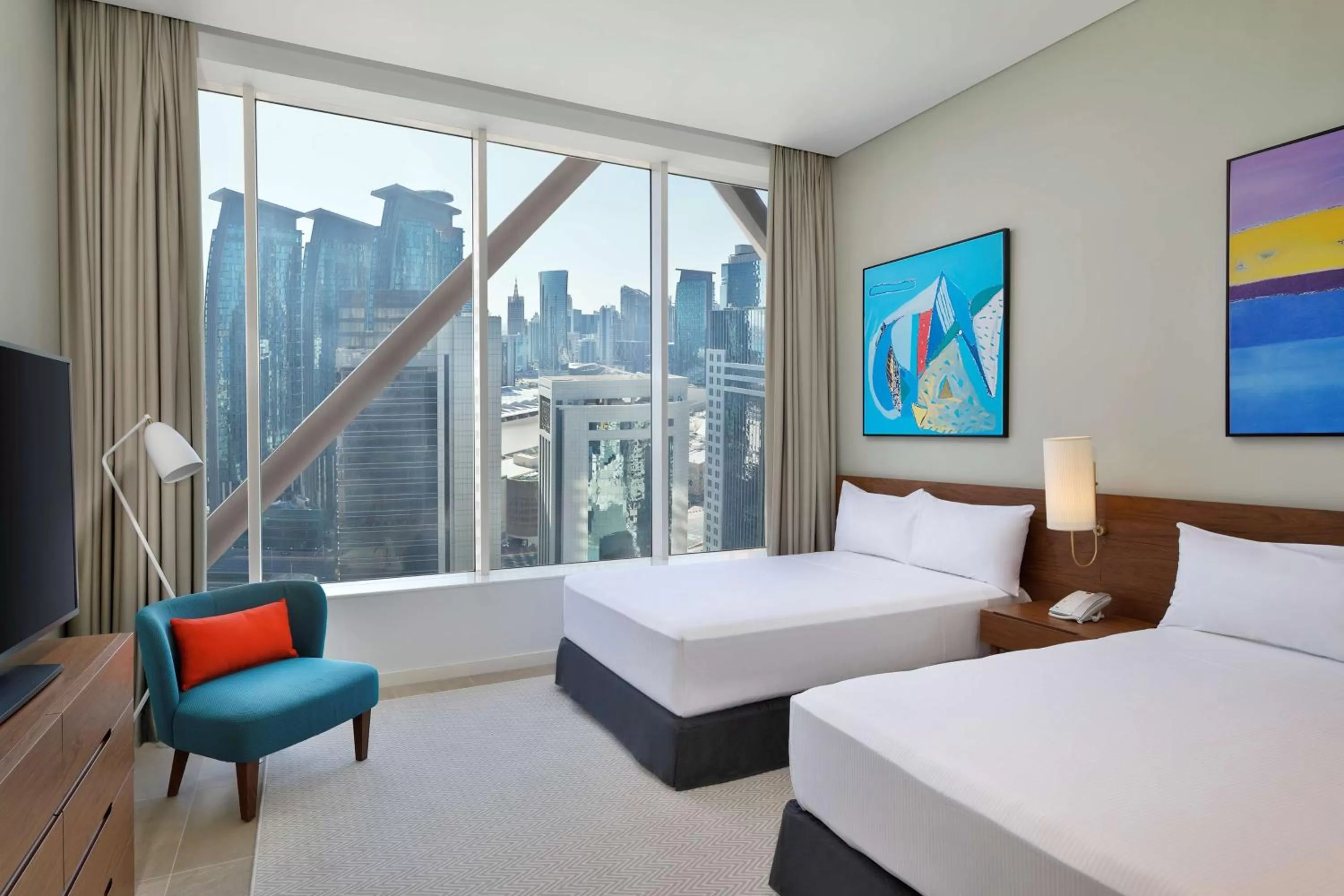 Bed in Aleph Doha Residences, Curio Collection By Hilton