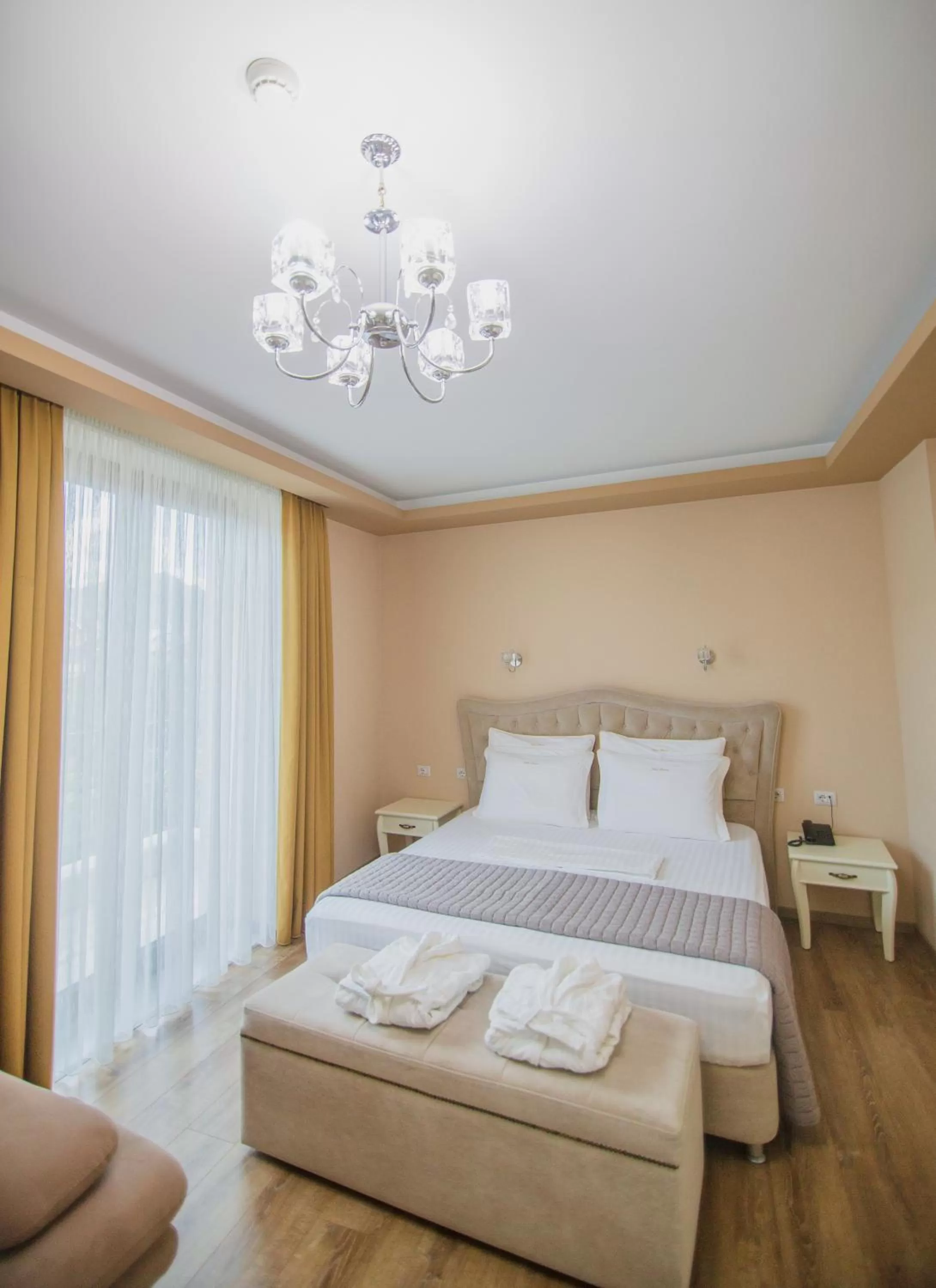 Bed in Christi's Hotel Borova