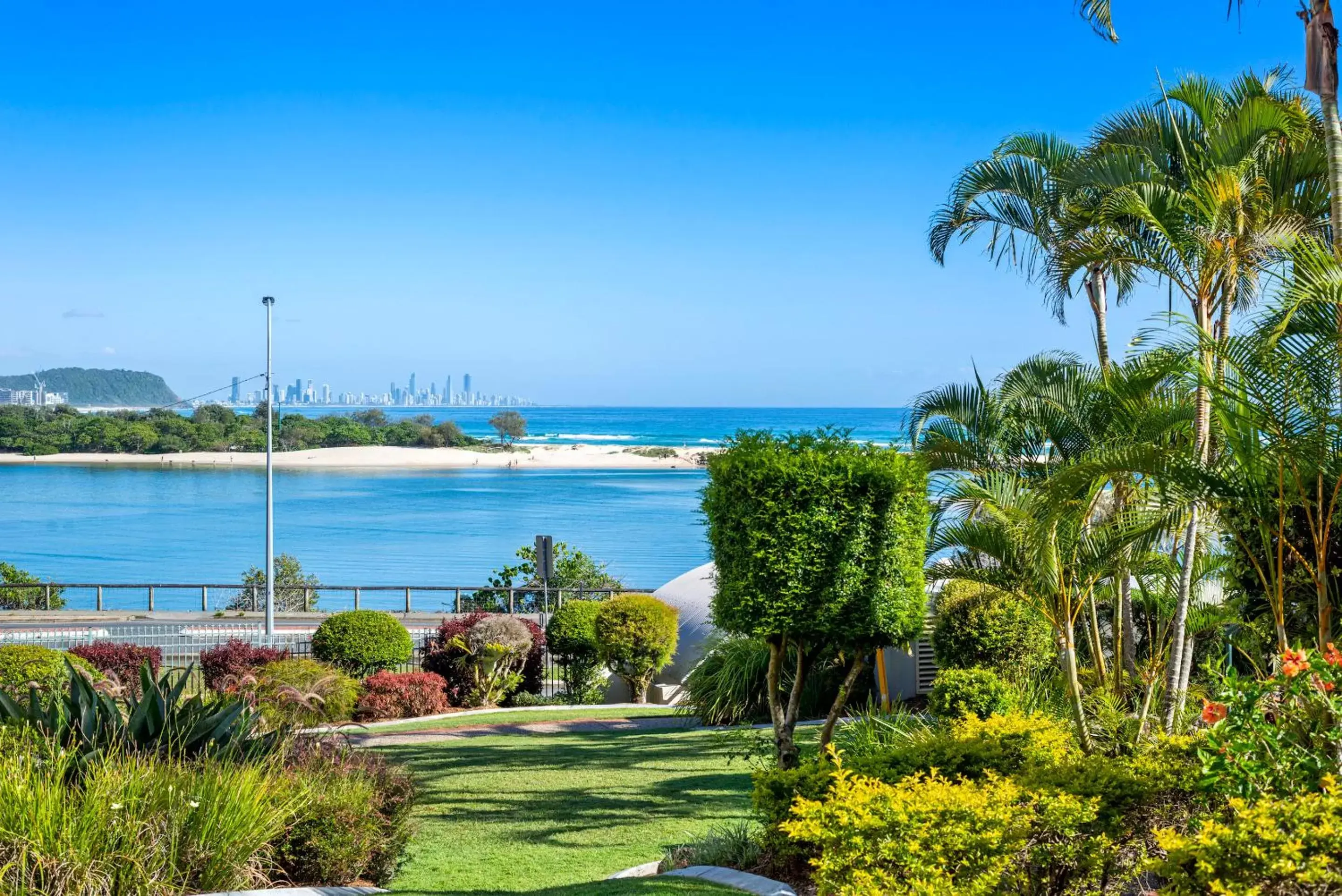 Garden view in Little Cove Currumbin