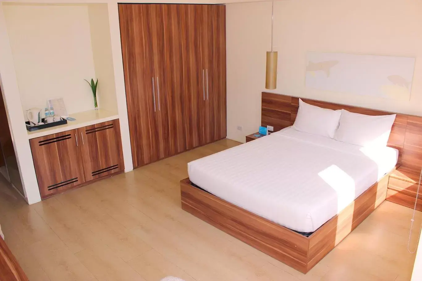 Bed in Pico Sands Hotel