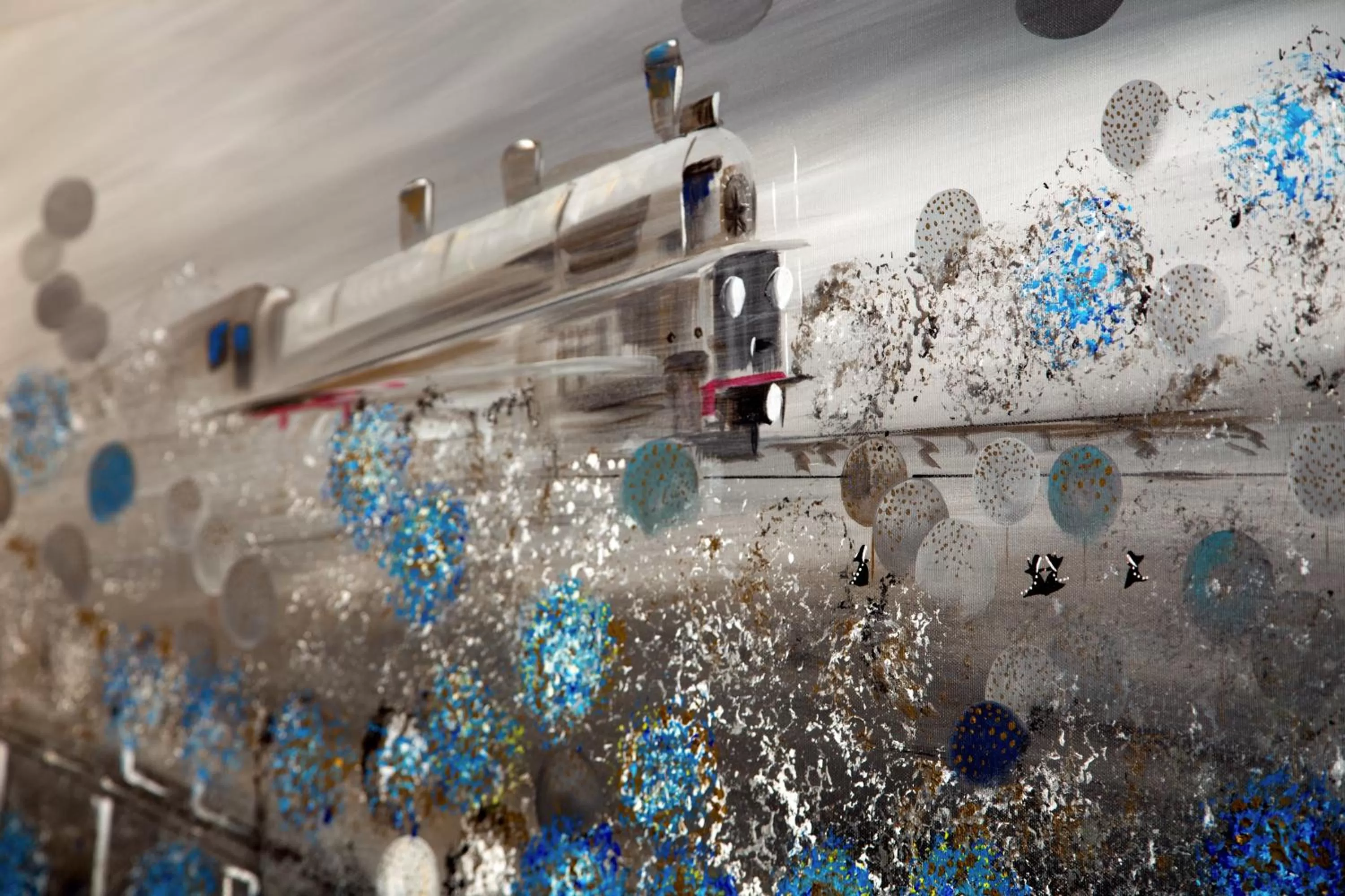 Decorative detail in Gioberti Art Hotel