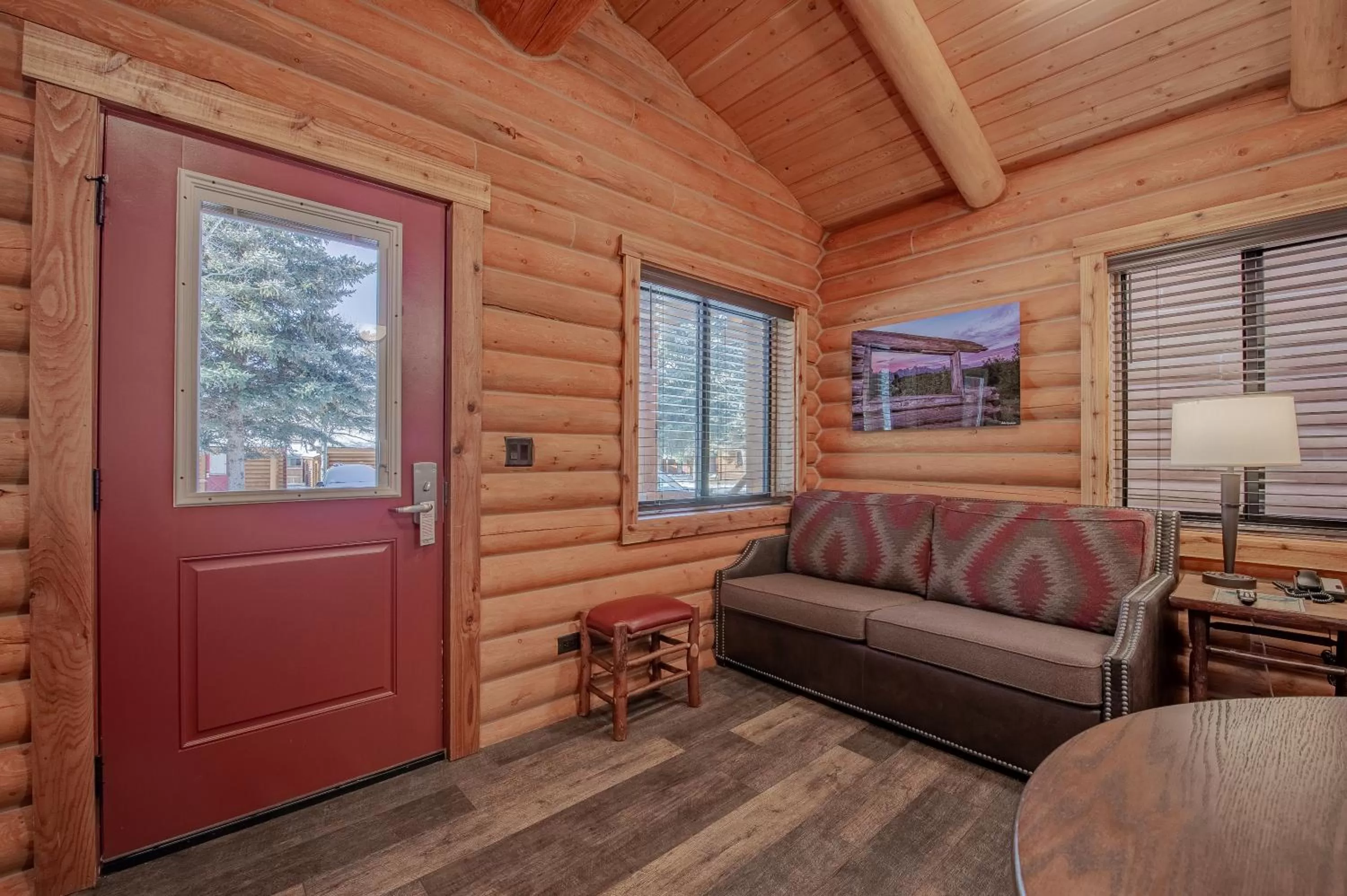 Living room in Cowboy Village Resort