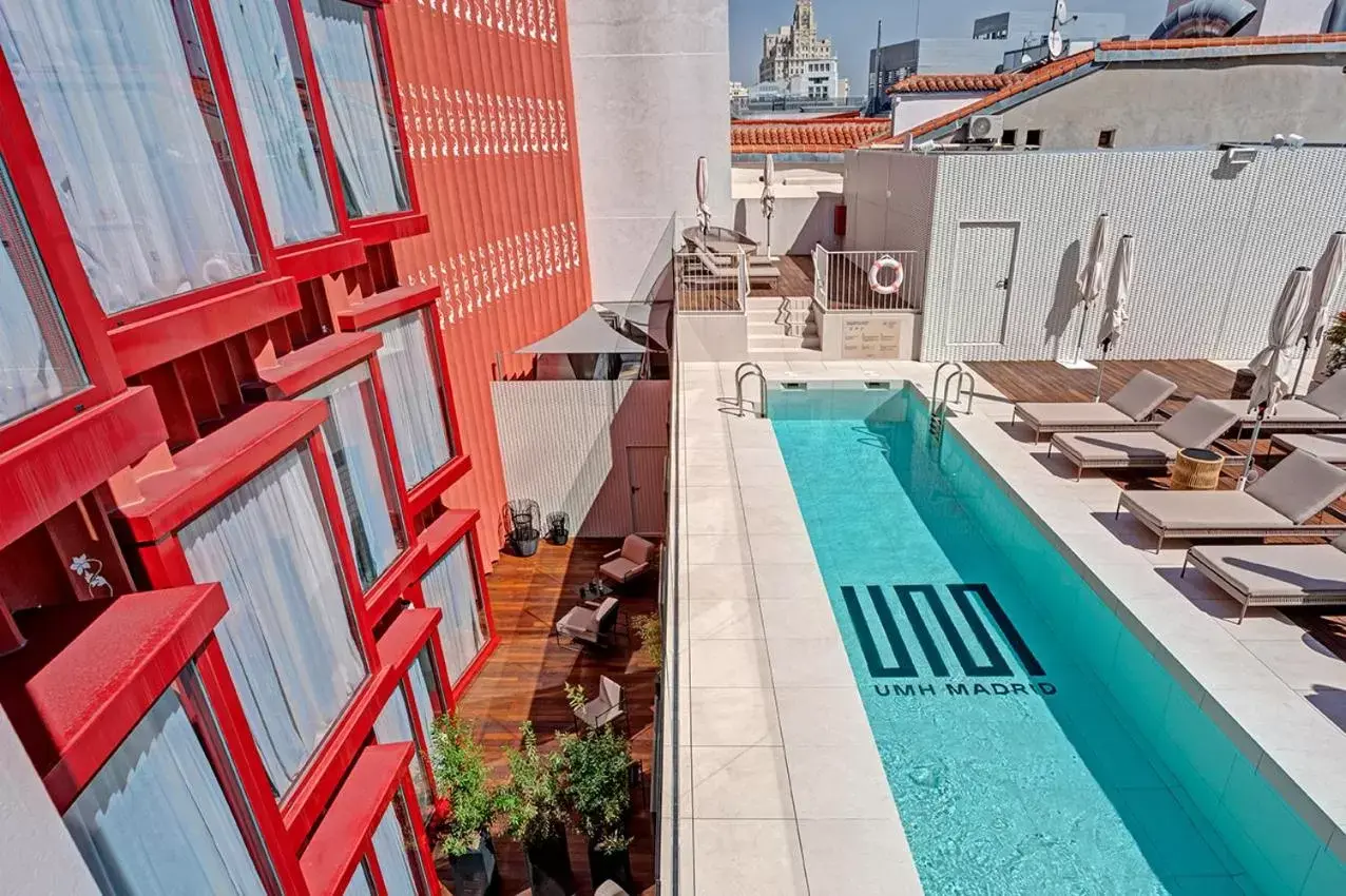 Swimming pool, Pool View in UMusic Hotel Madrid