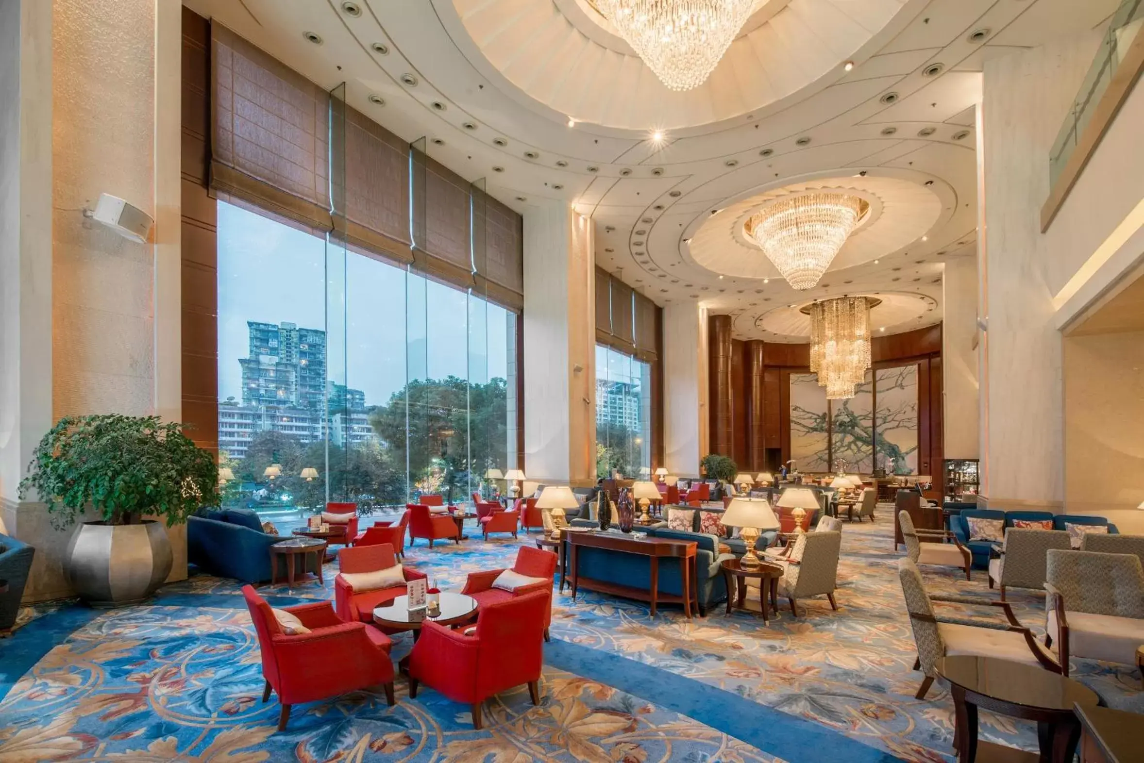 Lounge or bar, Restaurant/Places to Eat in Shangri-La Chengdu