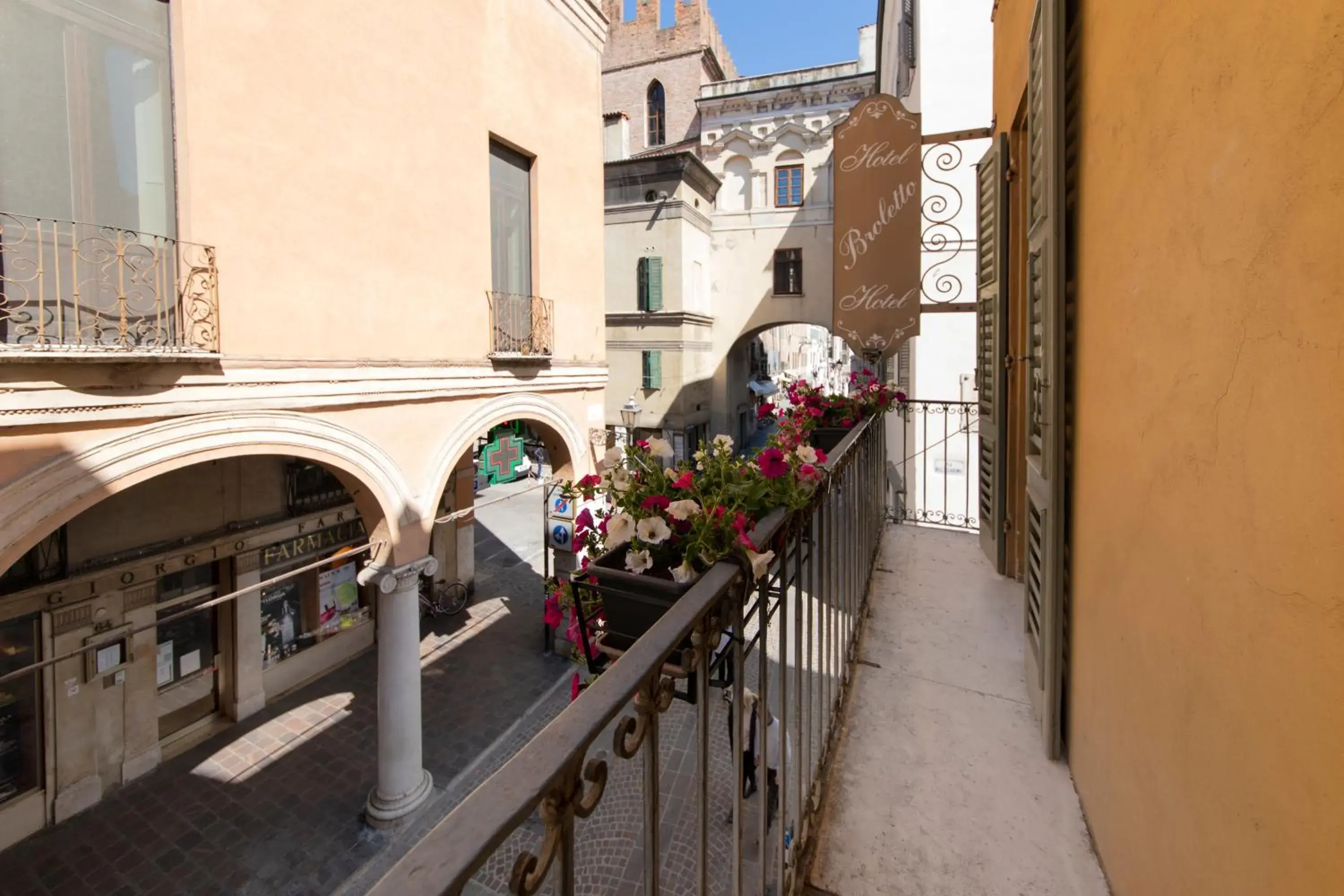 Balcony/Terrace in Hotel Broletto