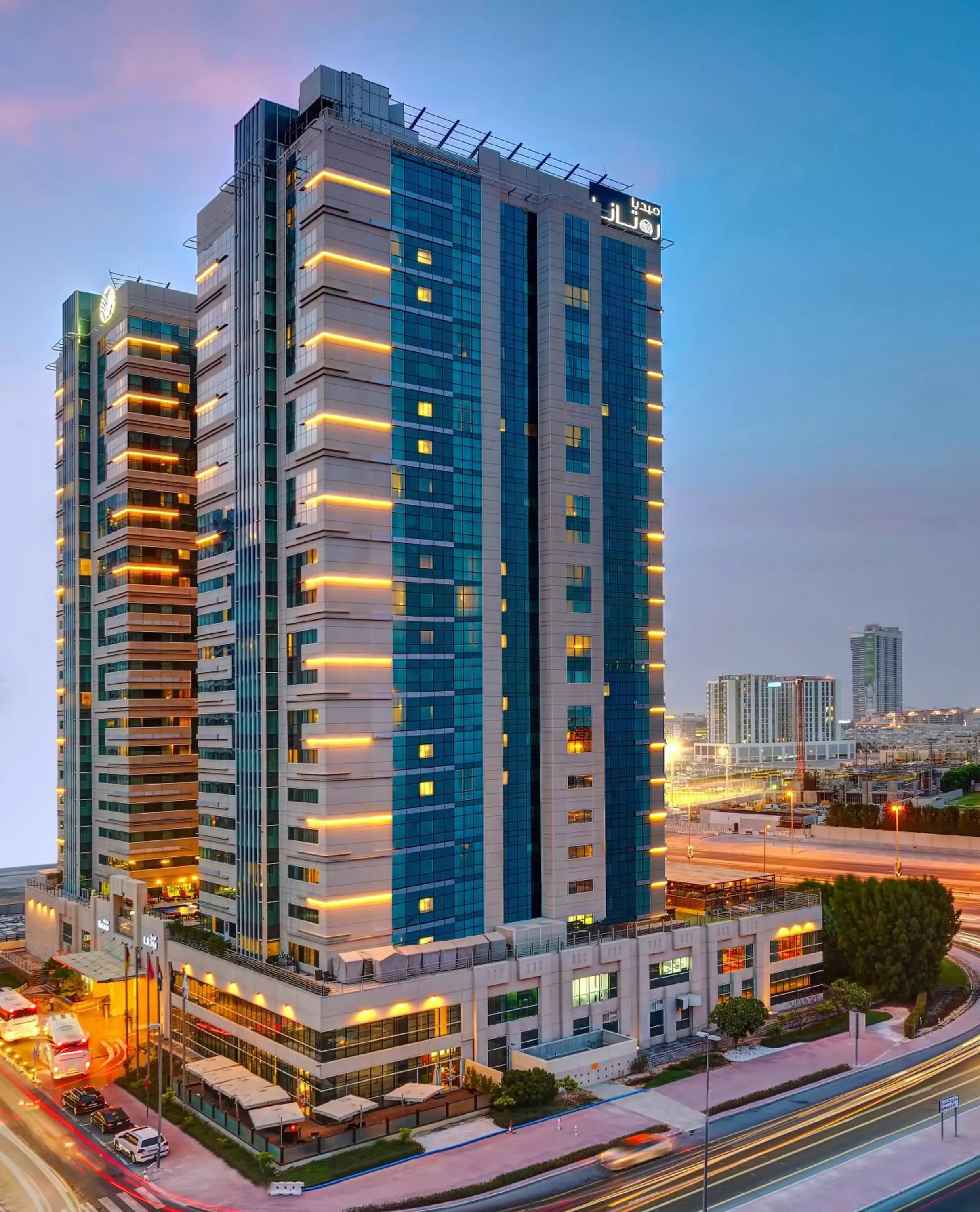 Property building in Media Rotana Dubai