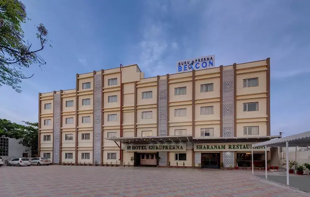 Facade/entrance, Property Building in Guruprerna Beacon Resort, Dwarka