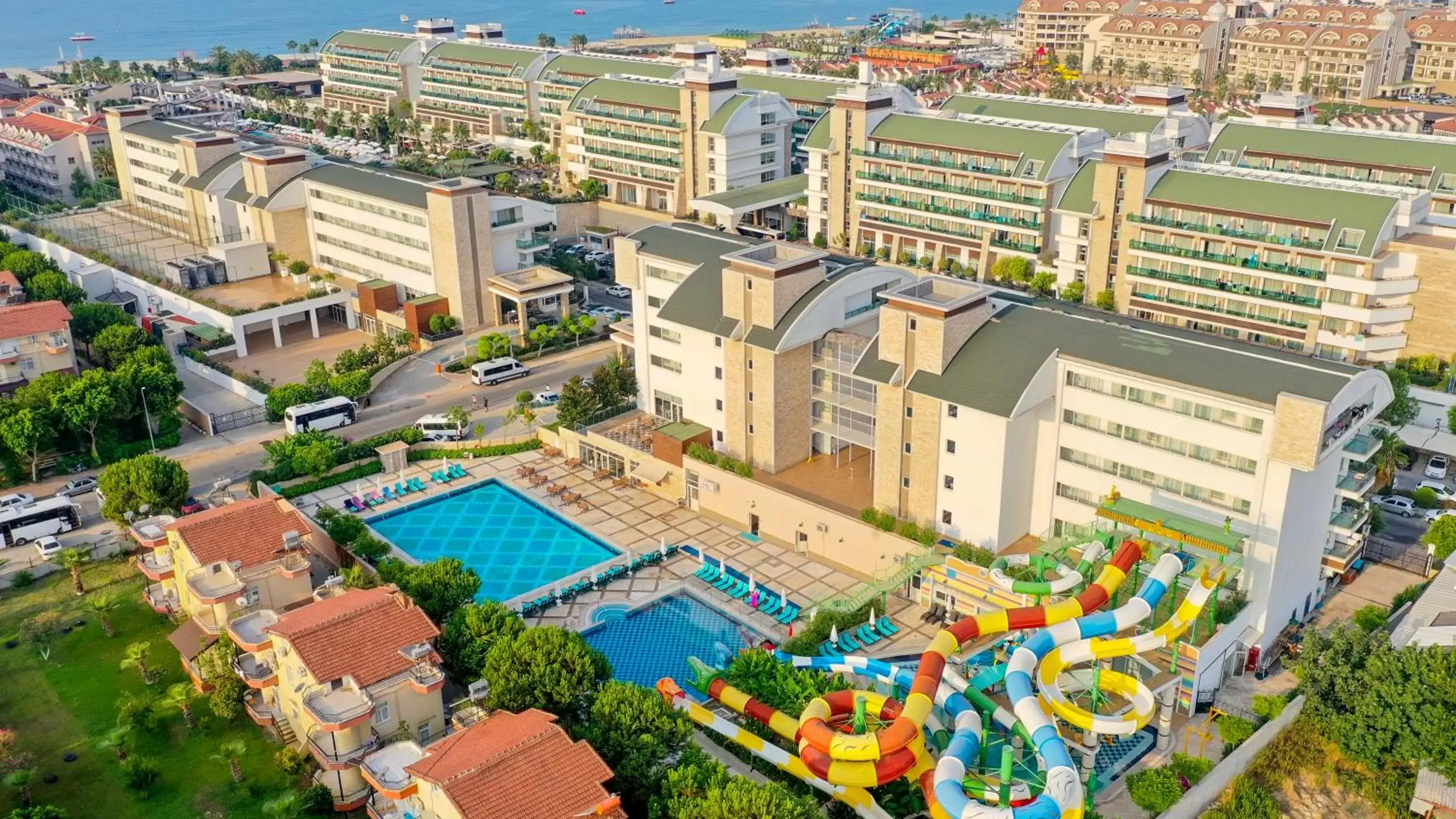 Landmark view, Bird's-eye View in Crystal Waterworld Resort & Spa - Ultimate All Inclusive