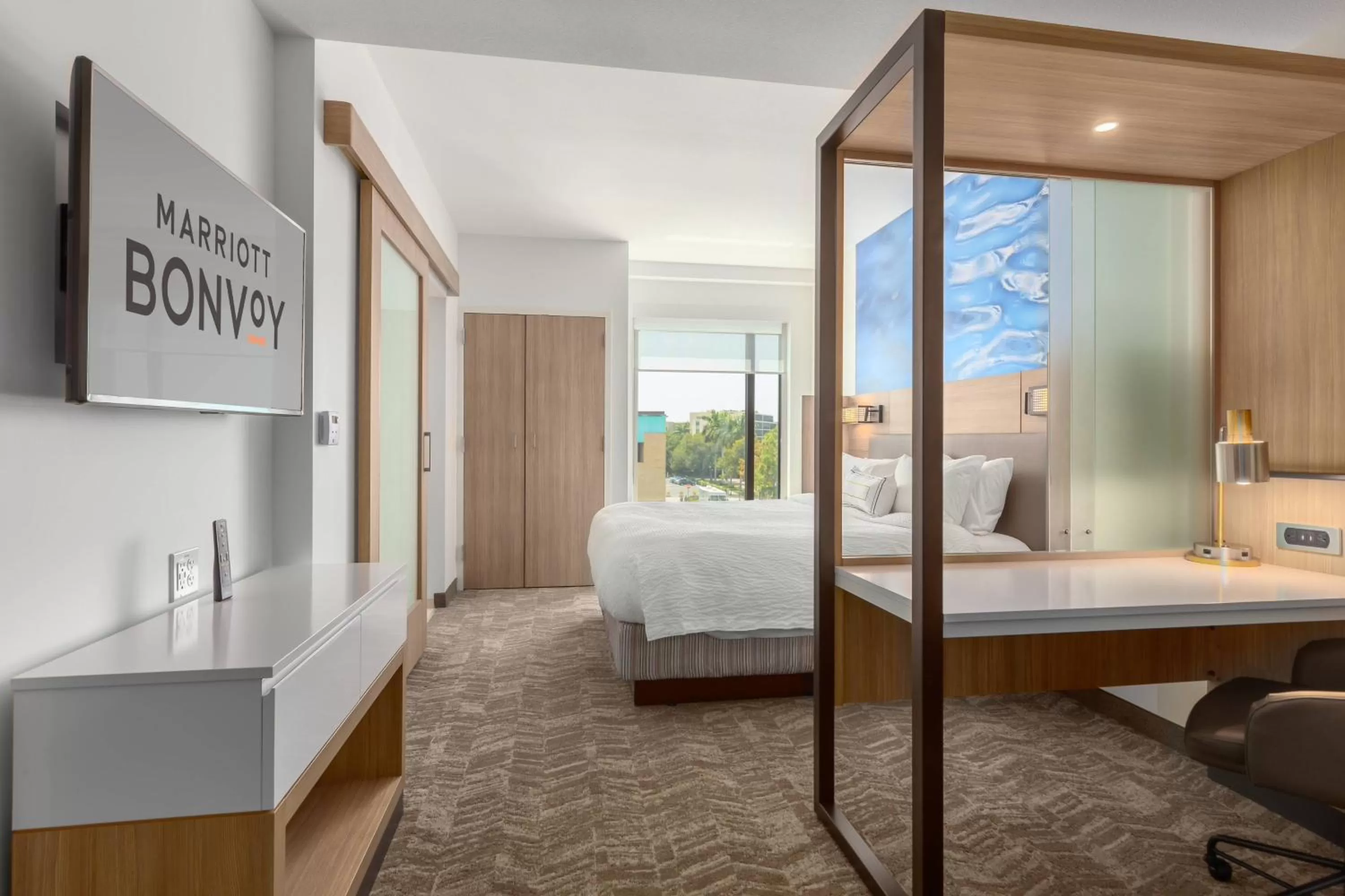 Bedroom, Bed in SpringHill Suites by Marriott Bradenton Downtown/Riverfront