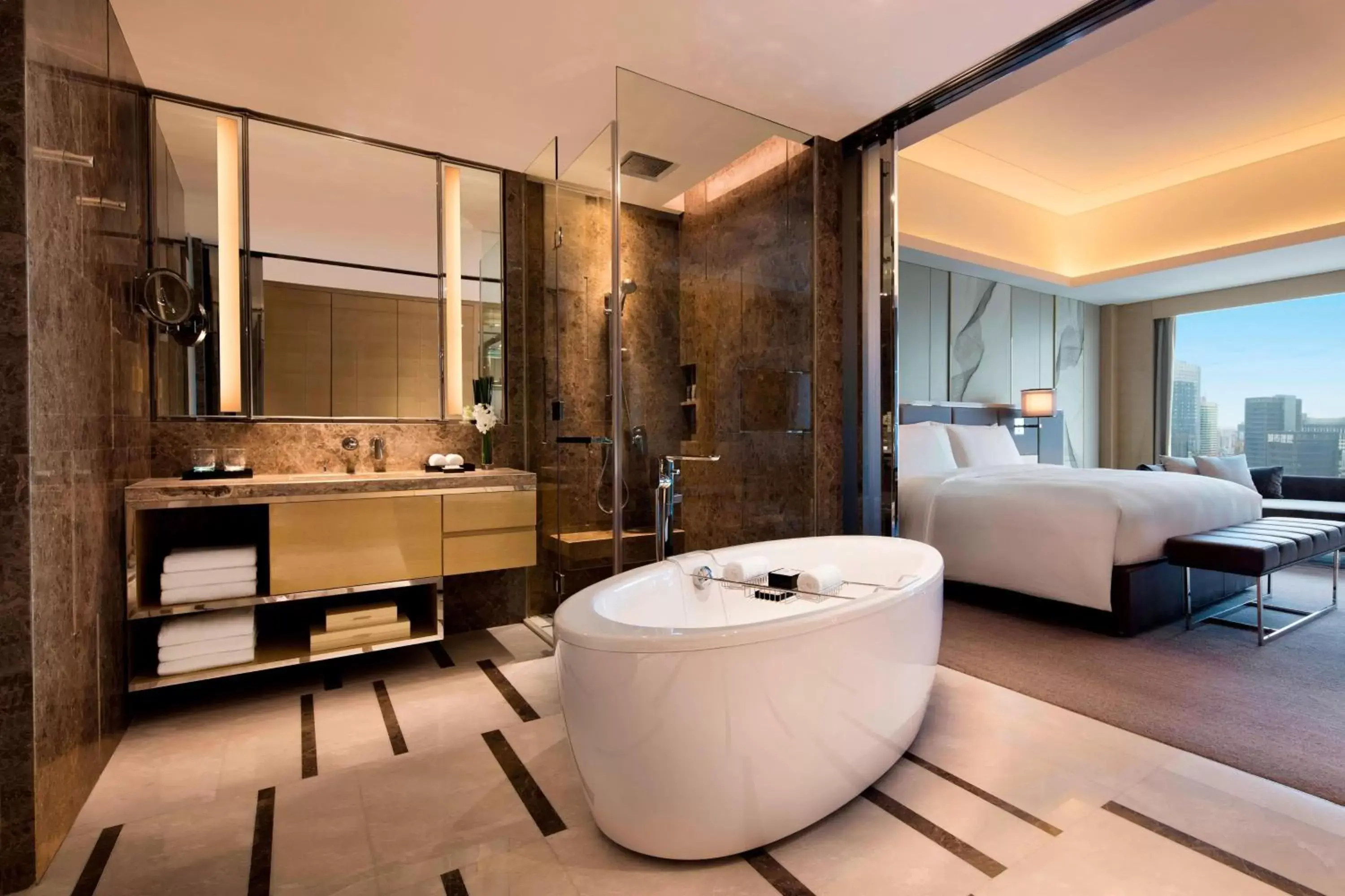 Photo of the whole room, Bathroom in JW Marriott Hotel Chengdu