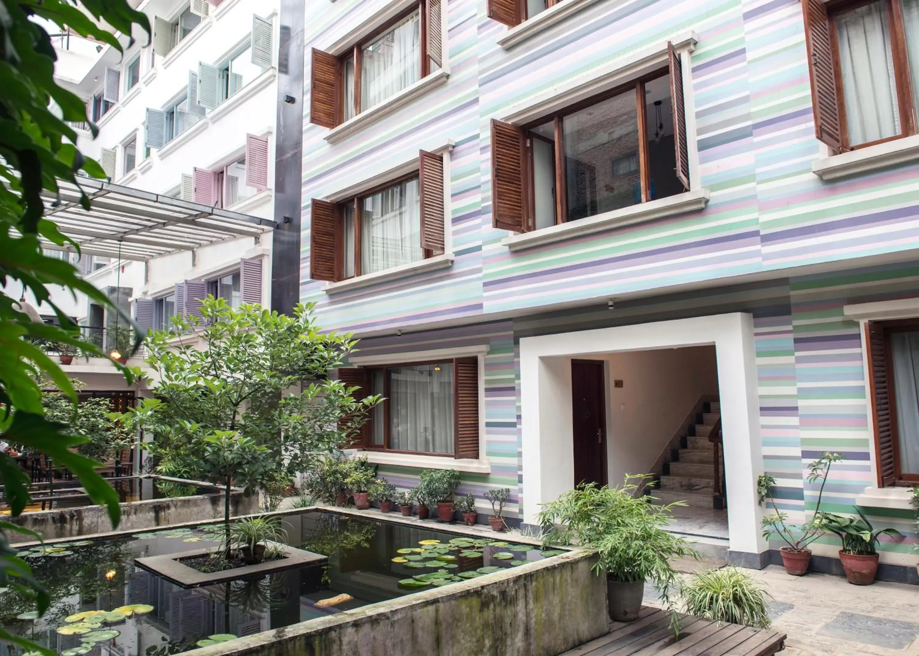 Garden, Property Building in Potala Guest House