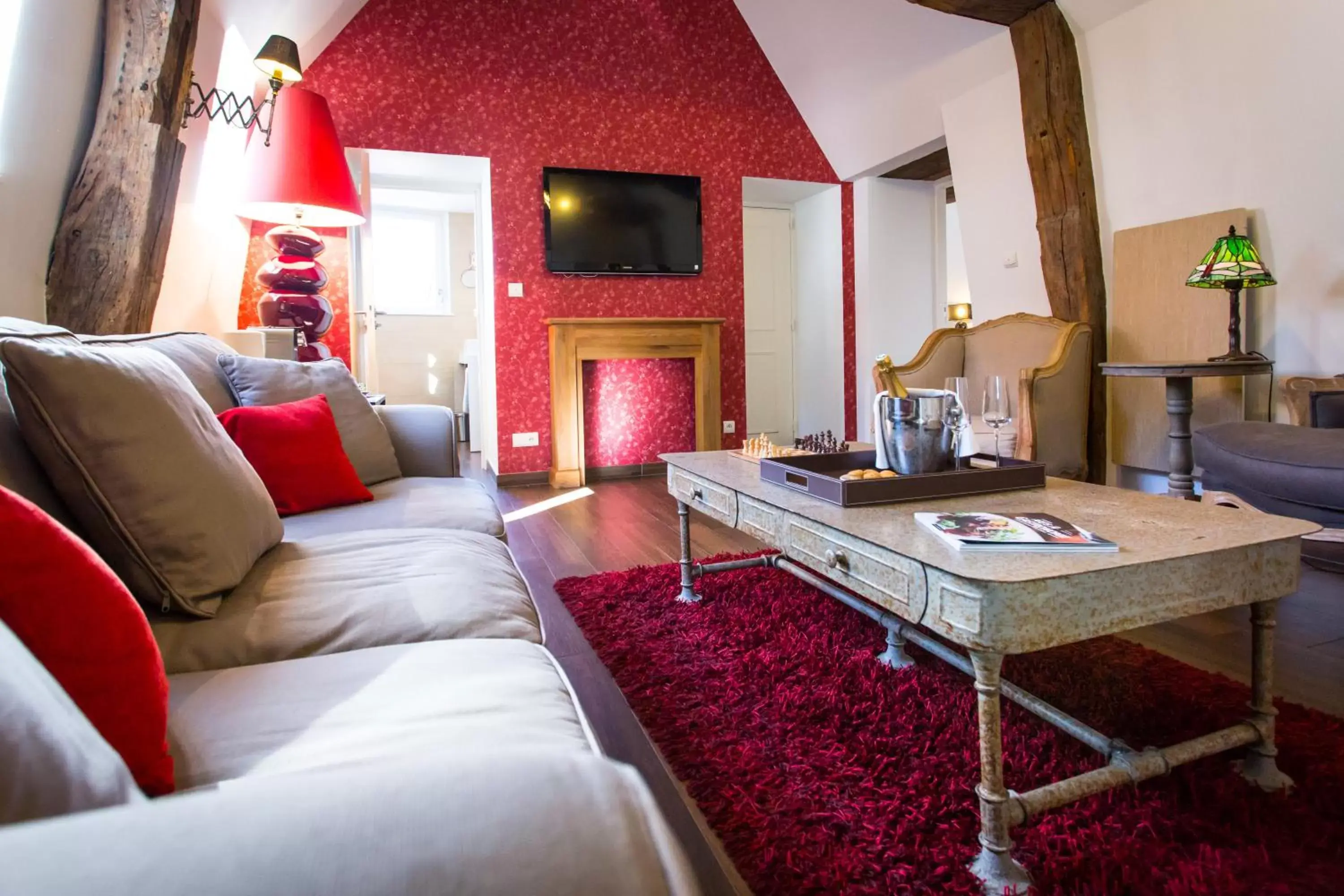 Living room, Seating Area in Hôtel des Ducs