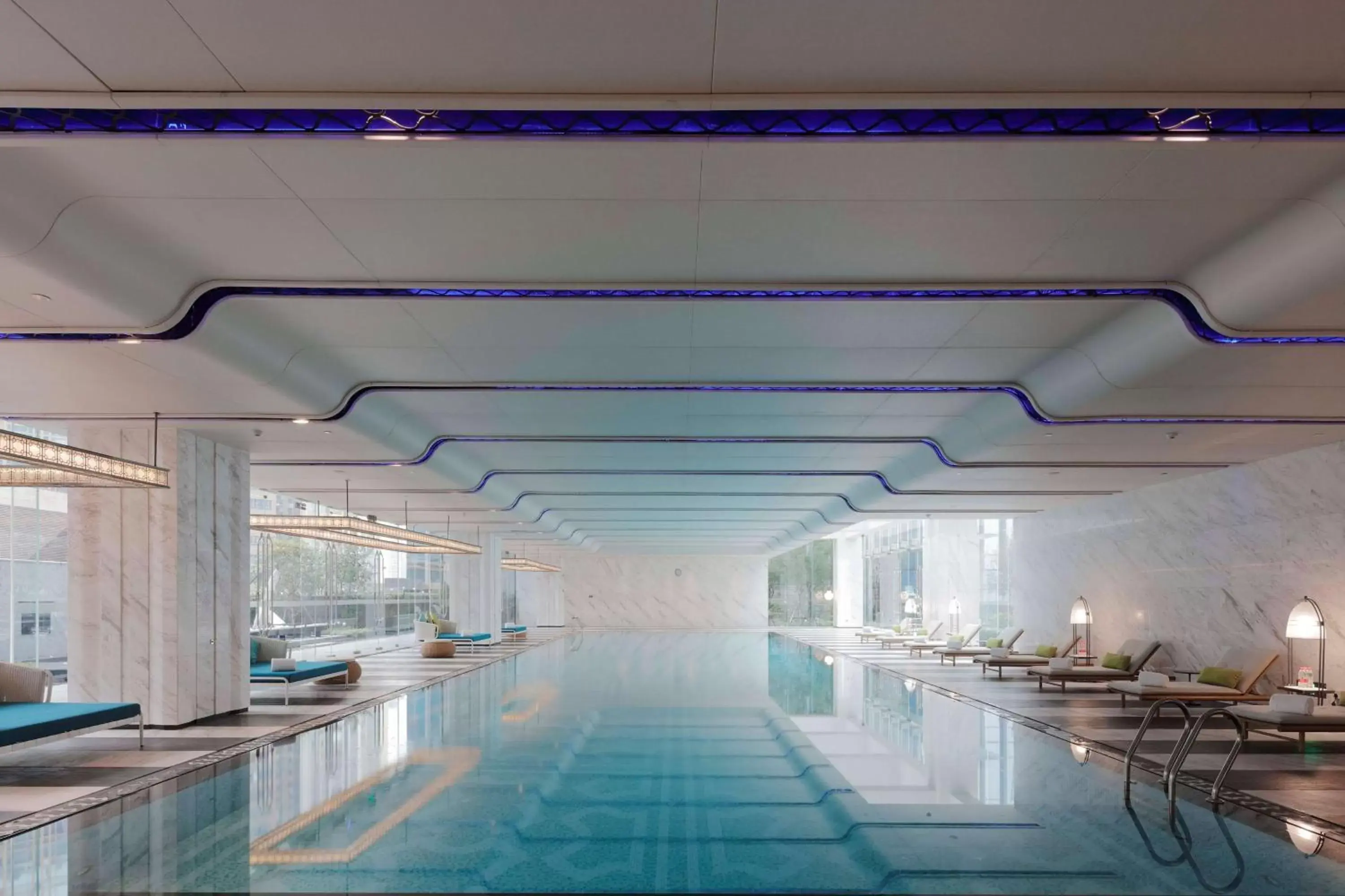 Pool view, Swimming Pool in Conrad Guangzhou - Free shuttle between hotel and Exhibition Center during Canton Fair & Exhibitor registration Counter