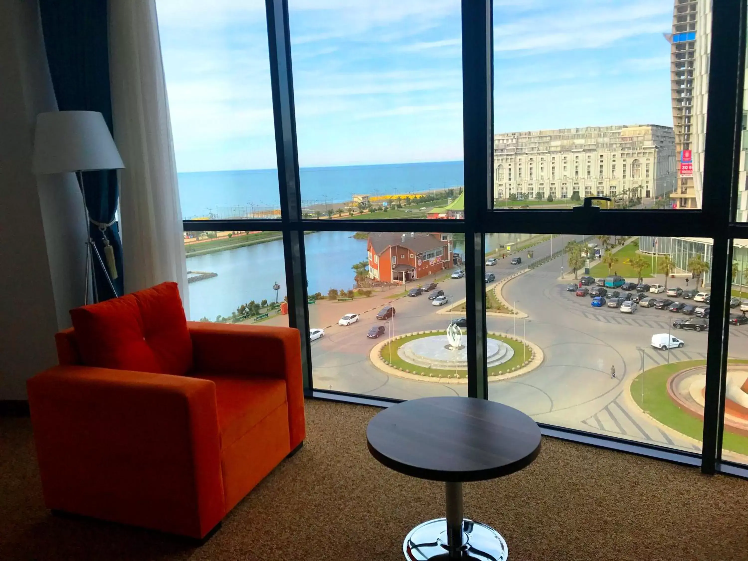 Beach, Seating Area in Sky Tower Hotel