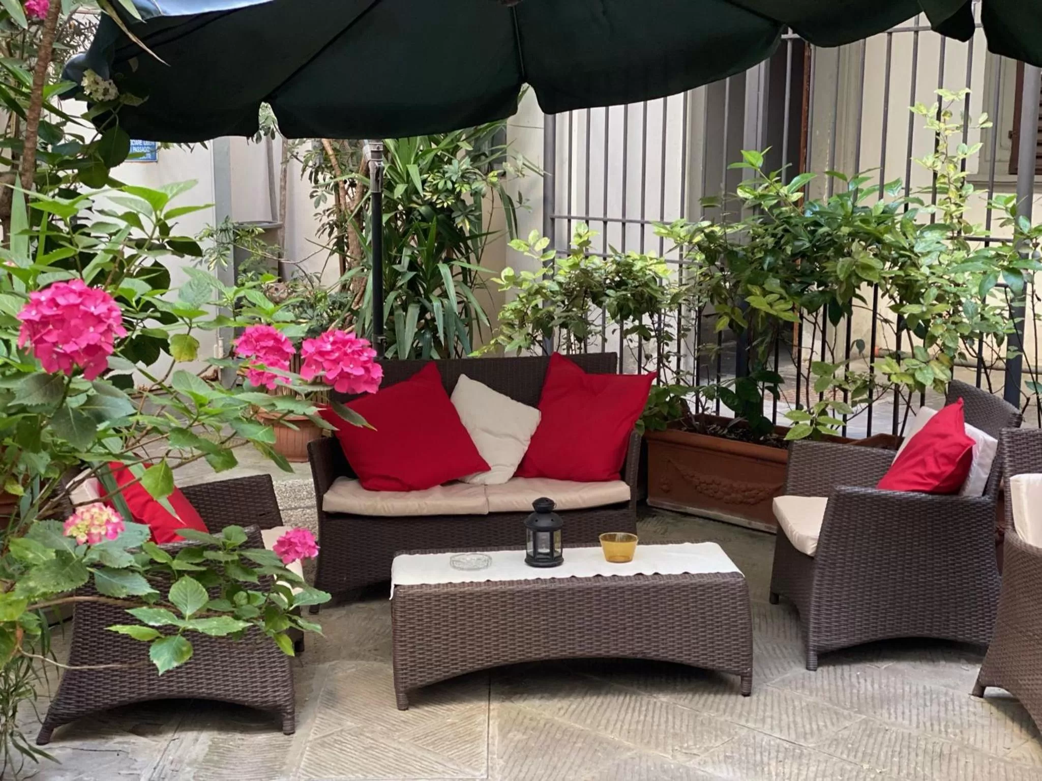 Seating area in Hotel Palazzo Benci