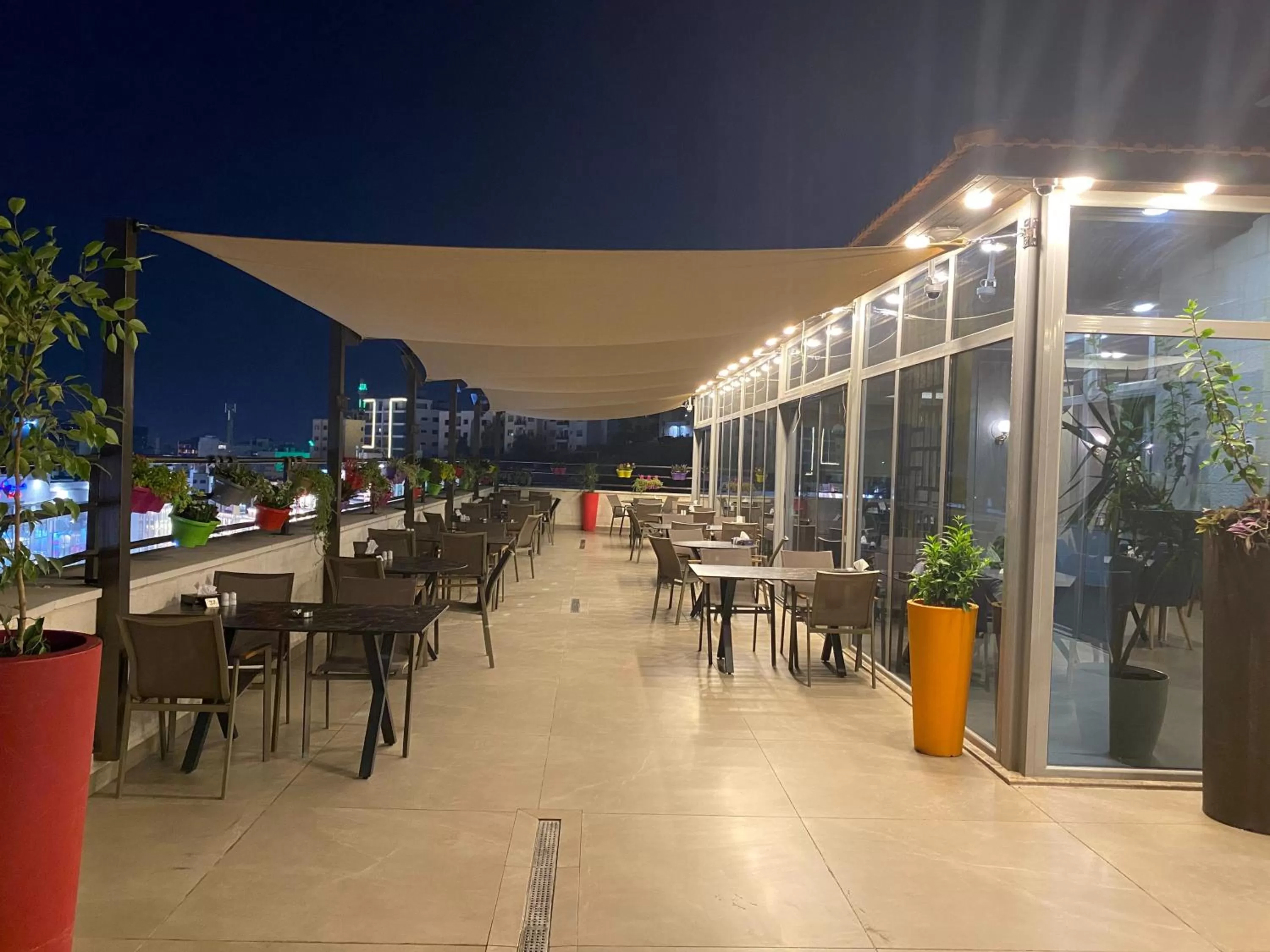 Patio in Nishan Hotel