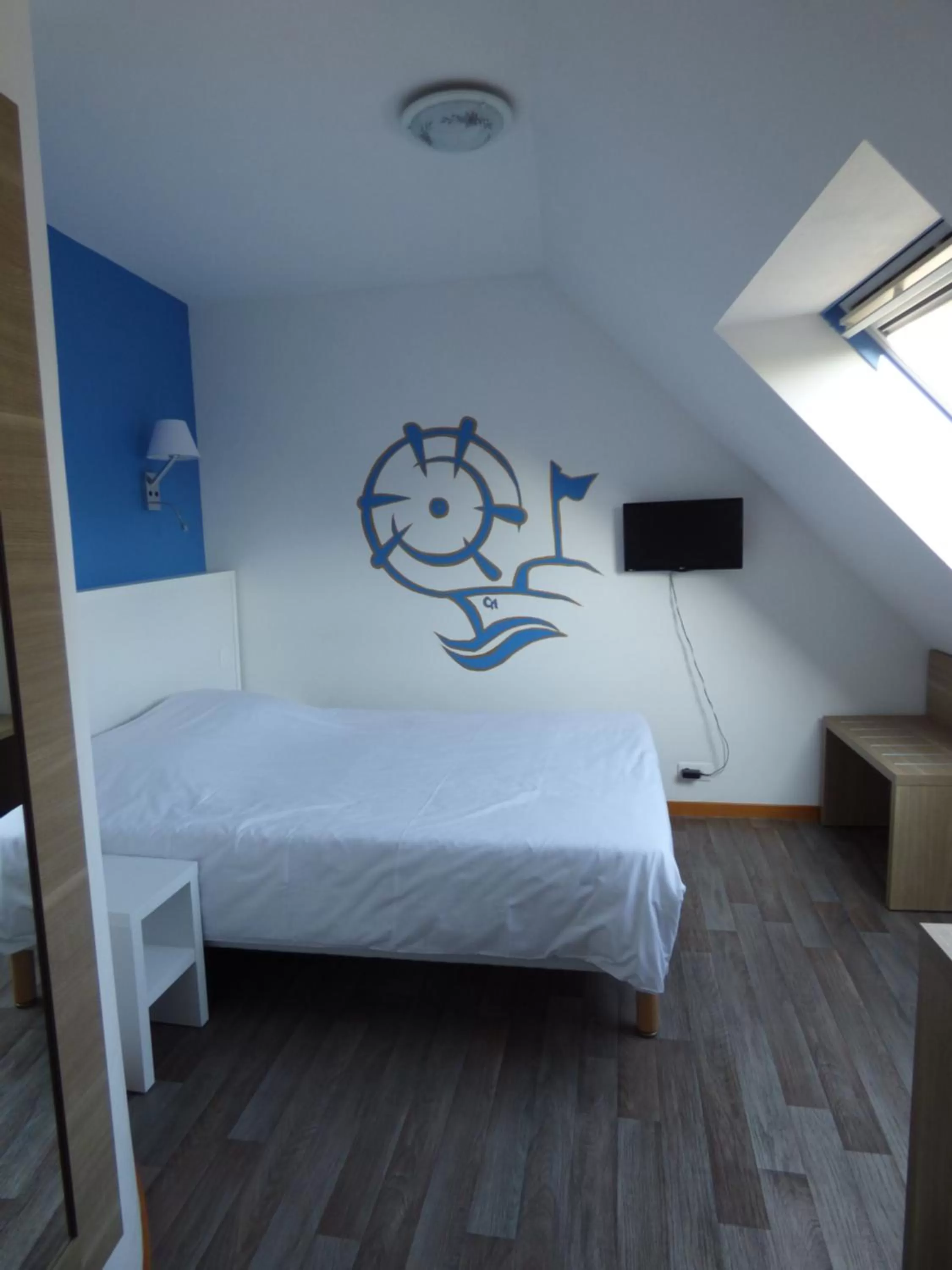 Bed in Hotel Castel Moor