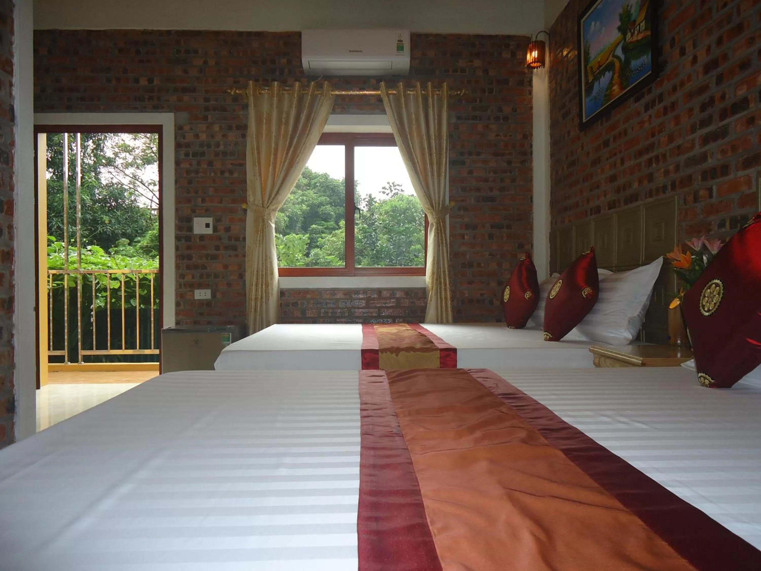 Bedroom, Bed in Green Space Homestay