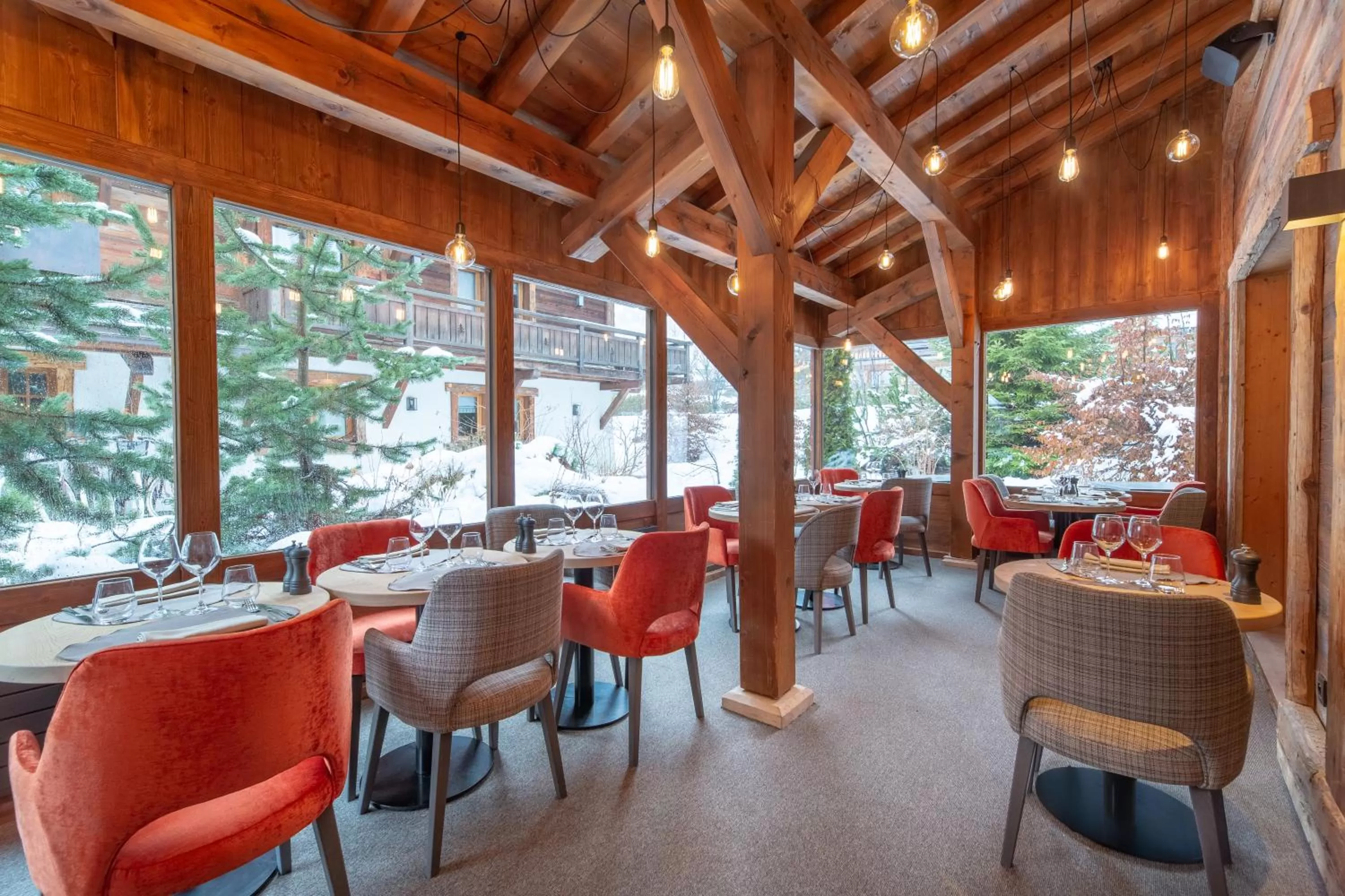 Staff in Les Loges Blanches Megève