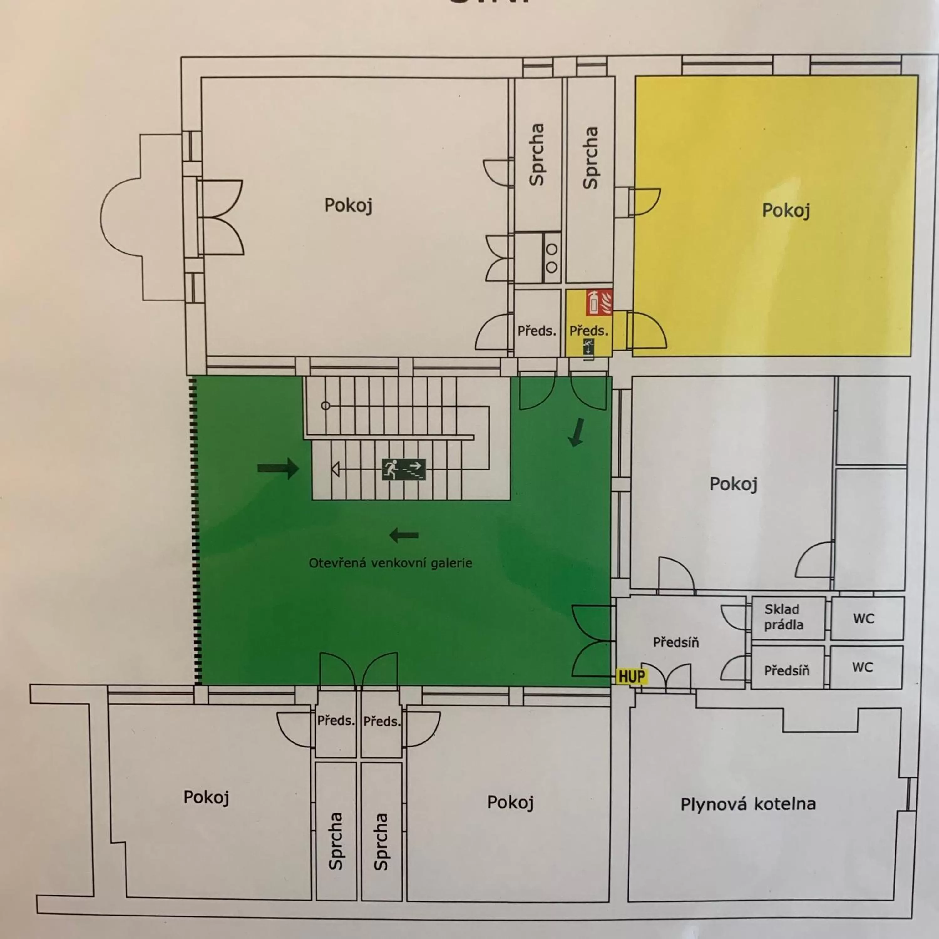Floor plan in Apartma La Provence