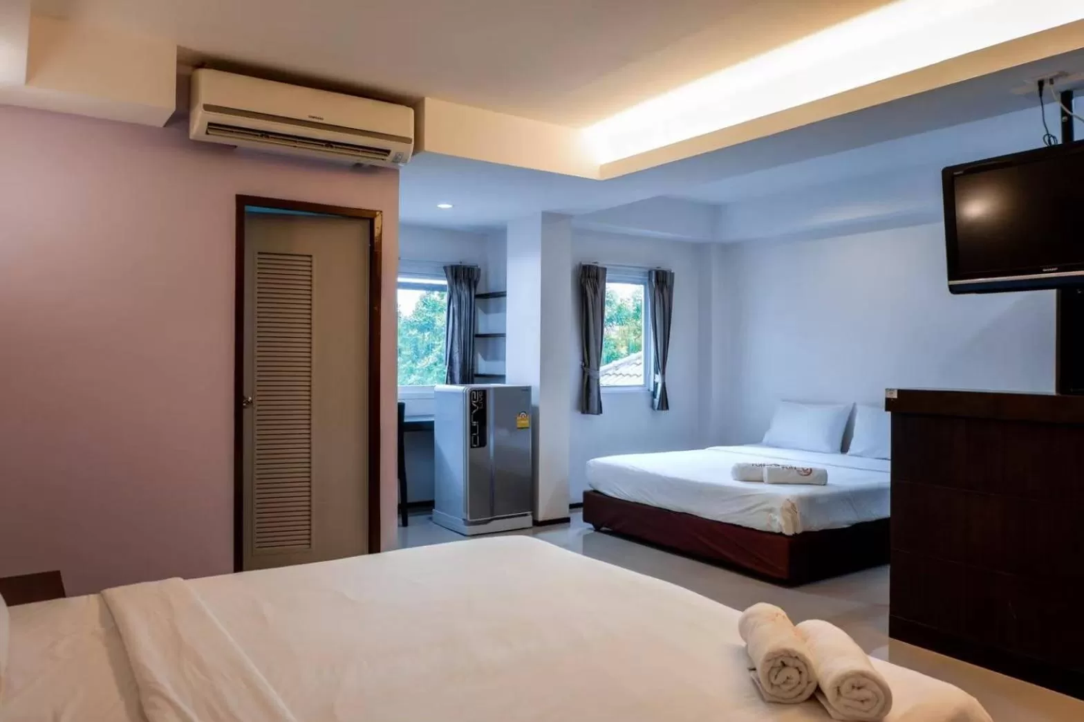 Bedroom, Bed in Fun-D City View SHA Plus