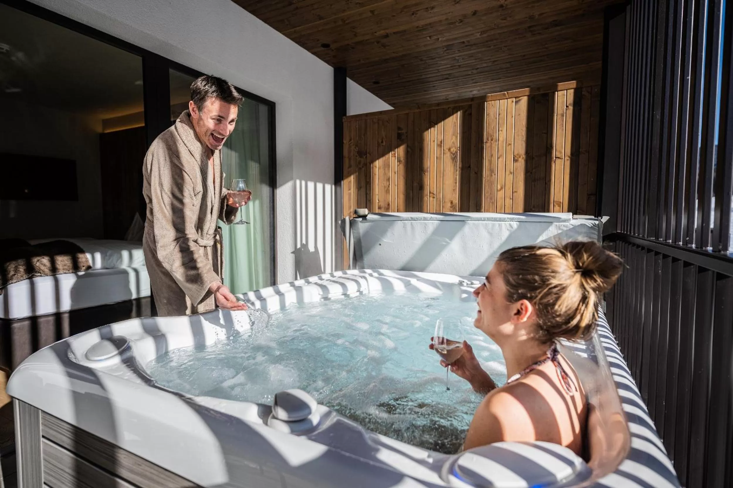 Spa and wellness centre/facilities in K1 Mountain Chalet - Luxury Apartements