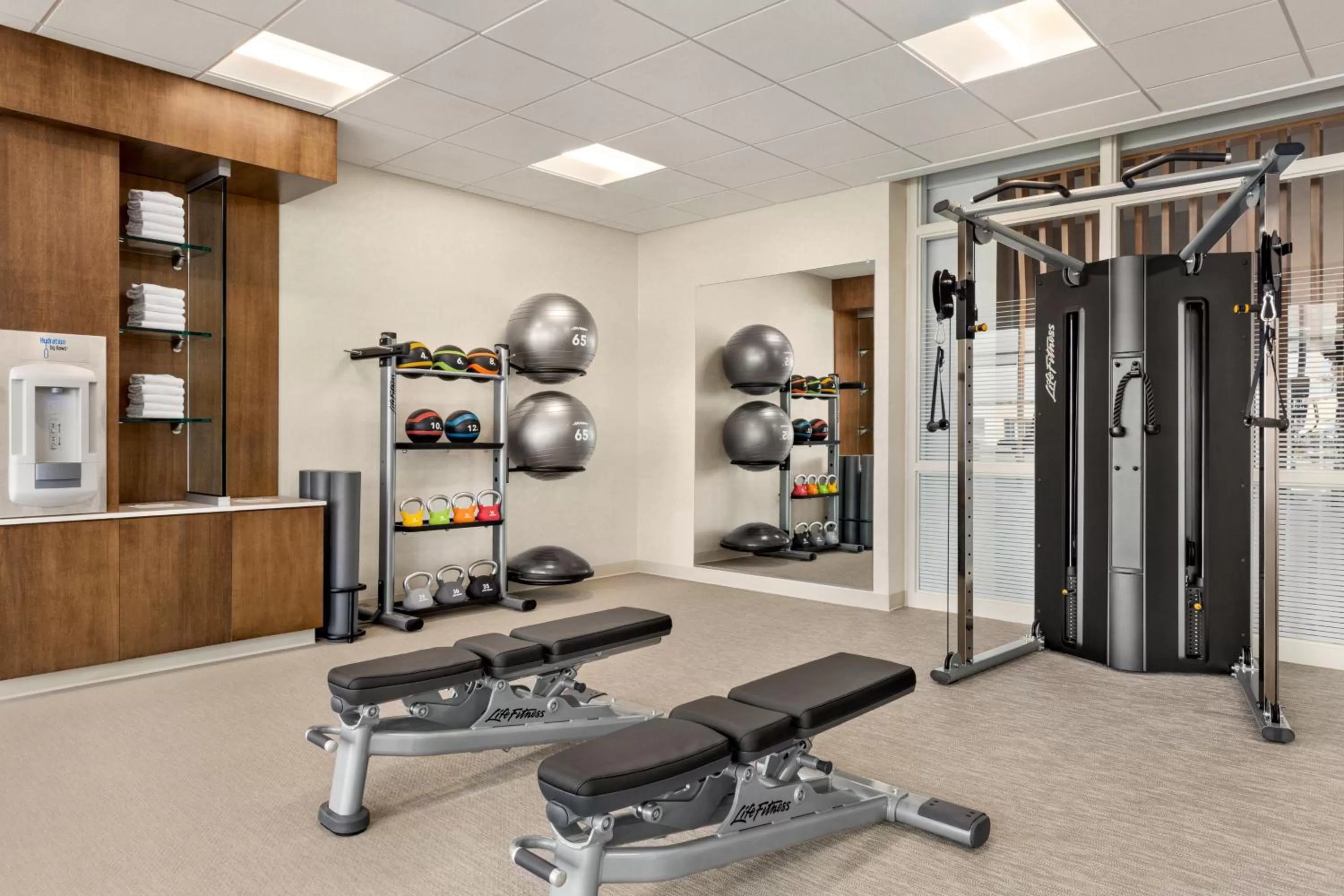 Fitness centre/facilities in SpringHill Suites by Marriott Camp Hill