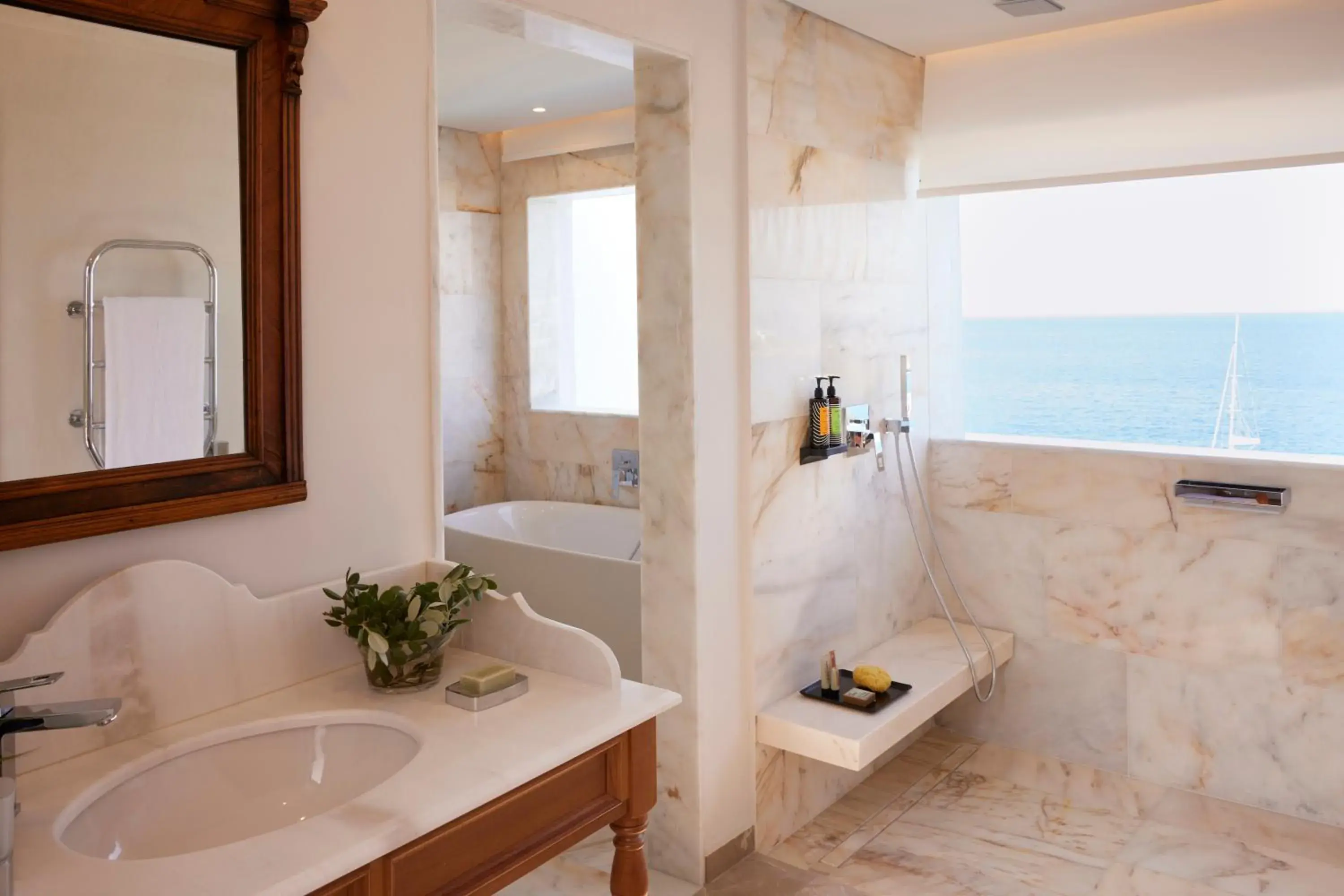 Bathroom in Elounda Mare Relais & Châteaux Hotel