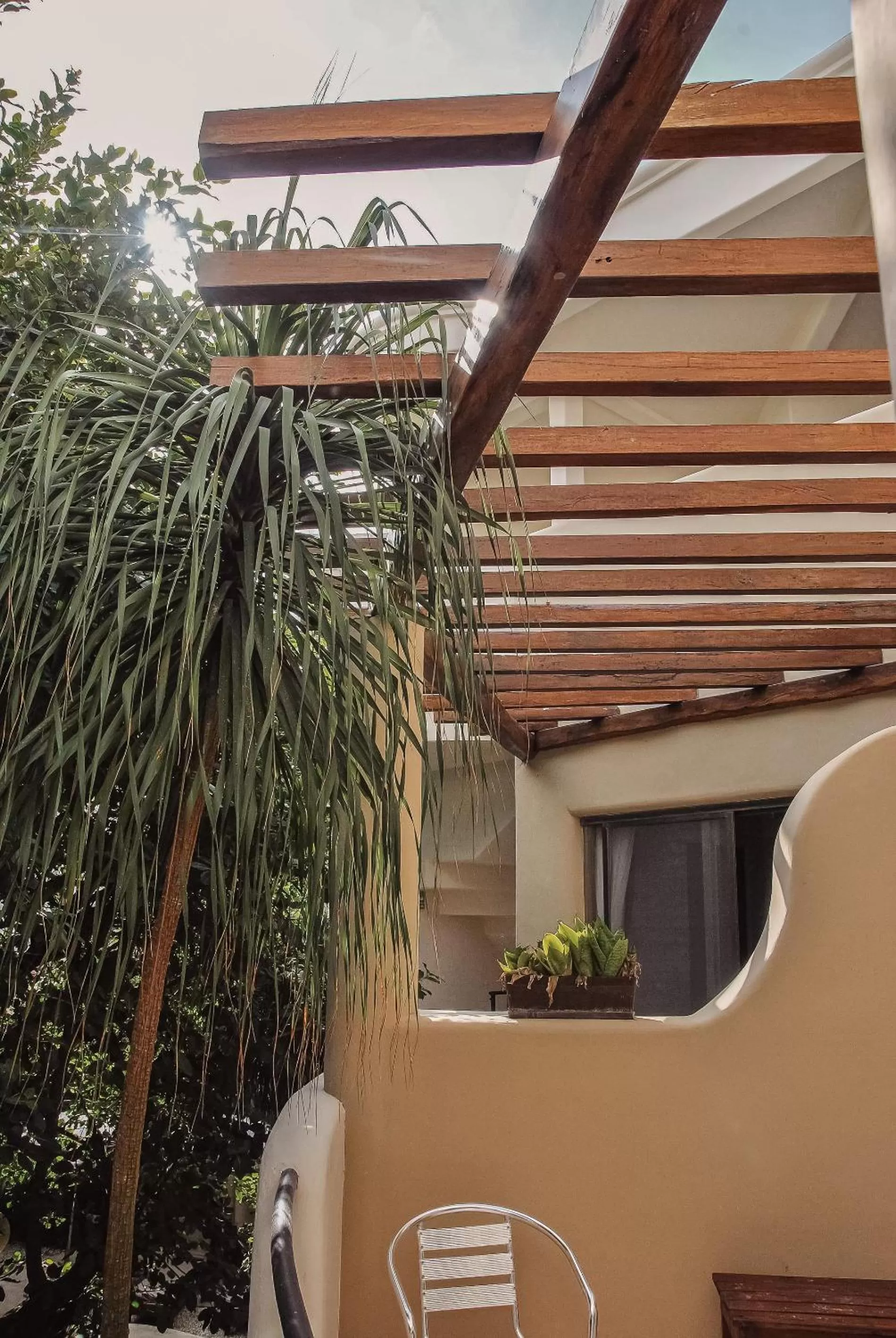 Balcony/Terrace in Boutique Hotel Posada 06 Tulum