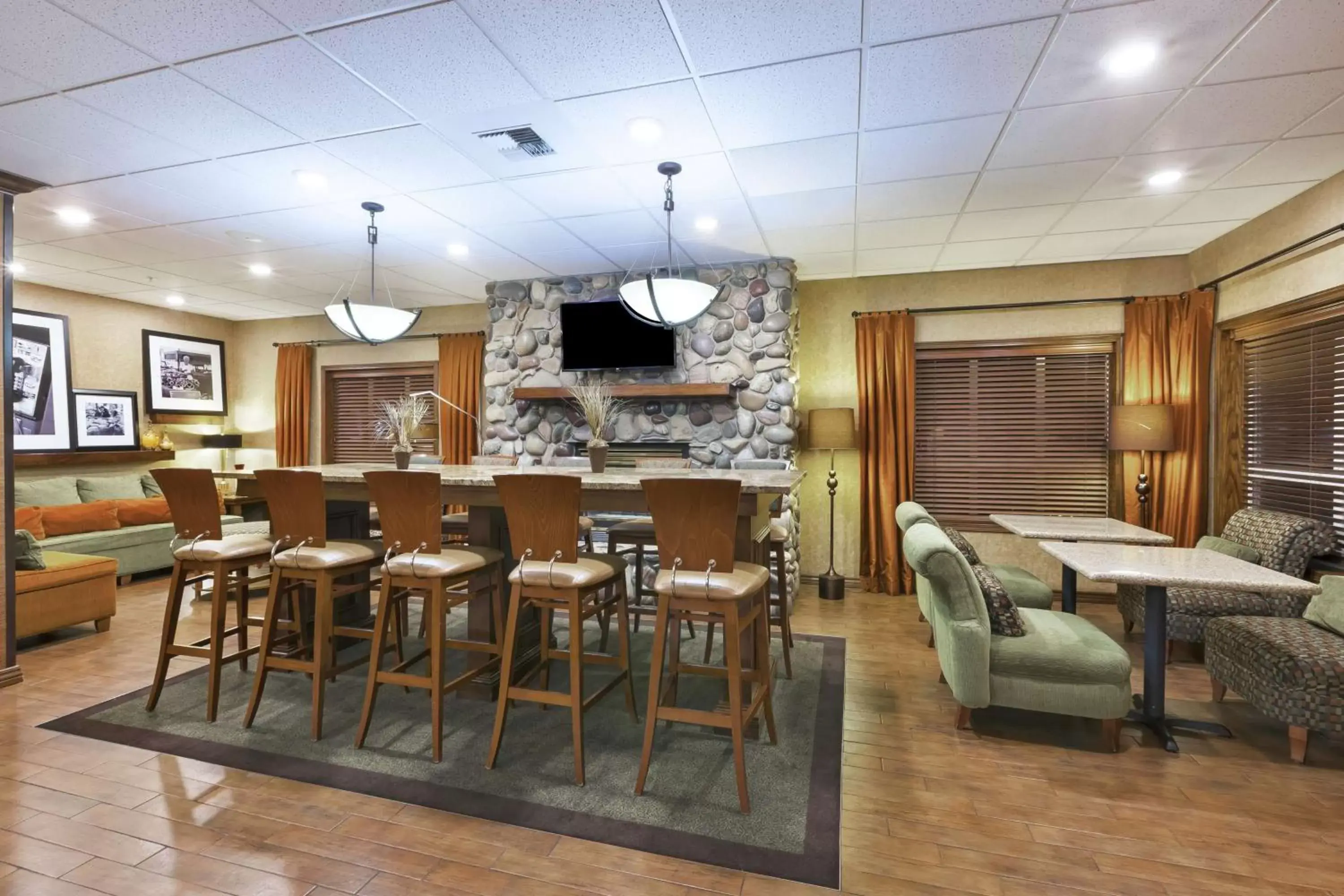 Lobby or reception, Restaurant/Places to Eat in Hampton Inn Idaho Falls