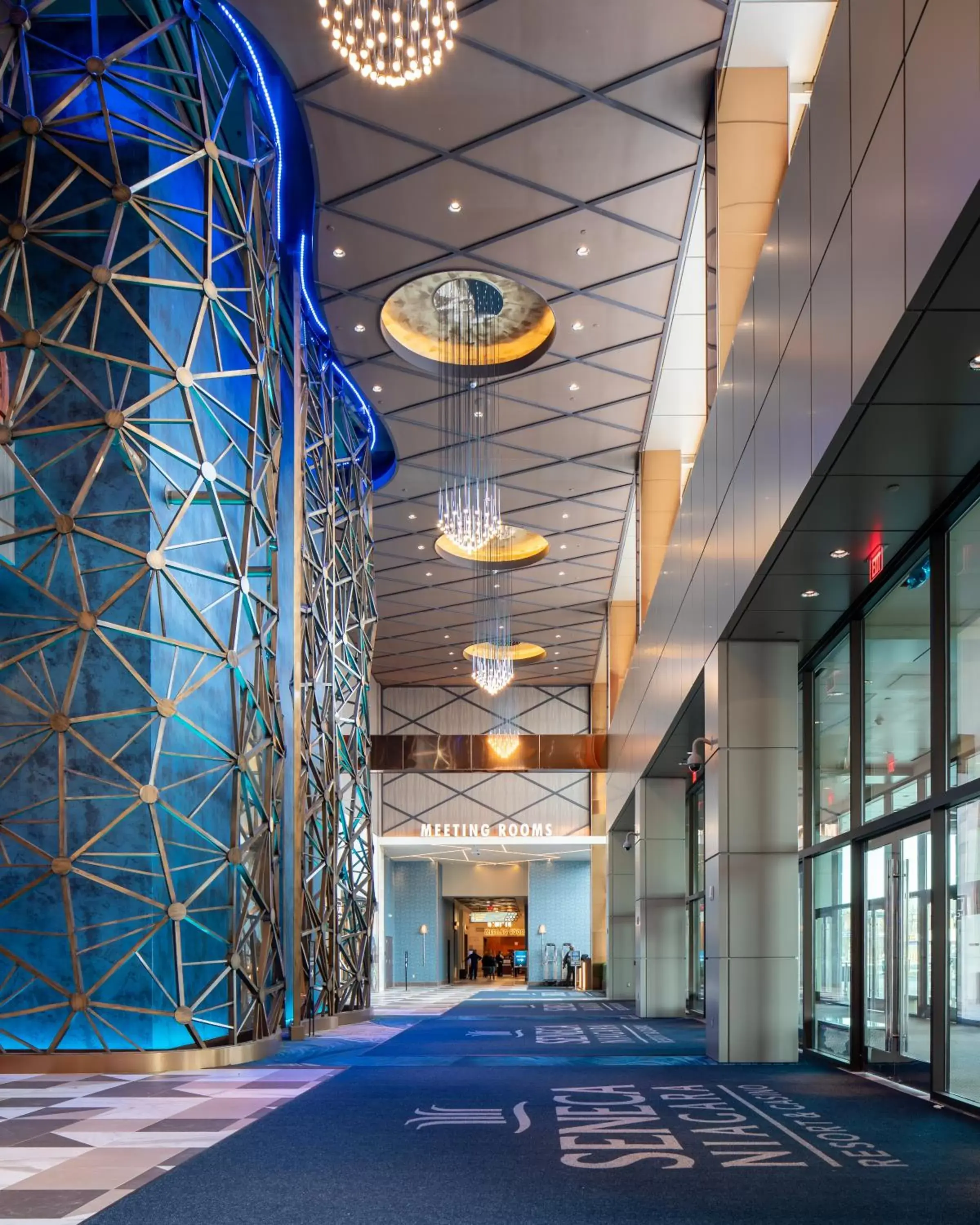 Decorative detail, Swimming Pool in Seneca Niagara Resort & Casino