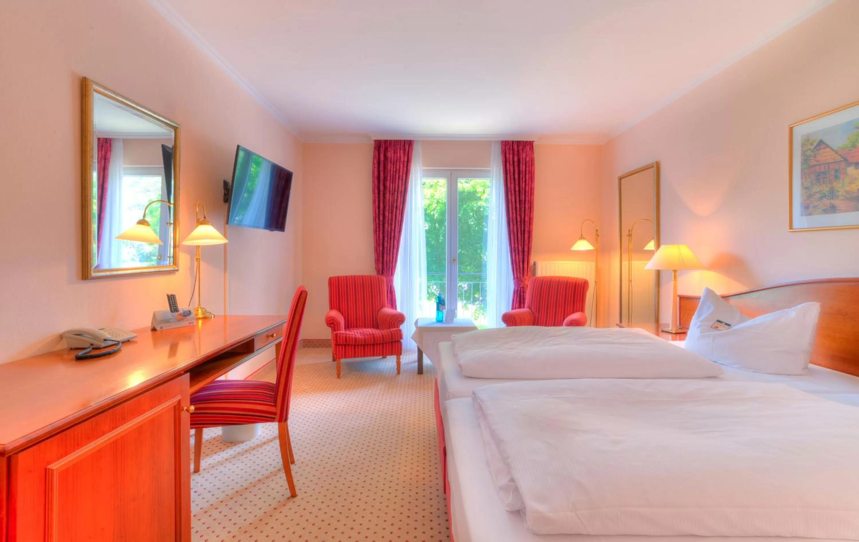 Photo of the whole room, Bed in Hotel Döllnsee-Schorfheide