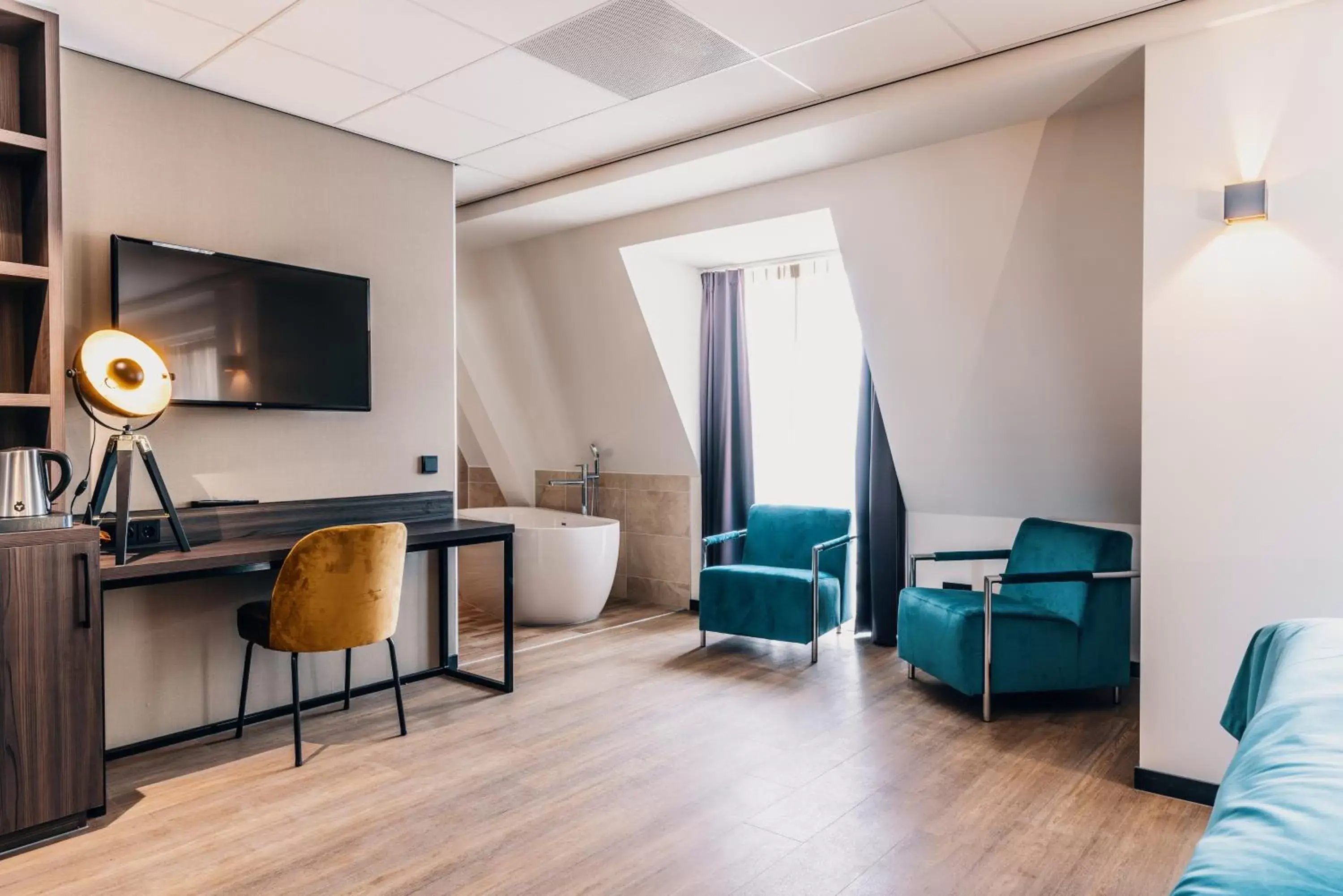 TV and multimedia, Seating Area in Hotel Hoogeveen