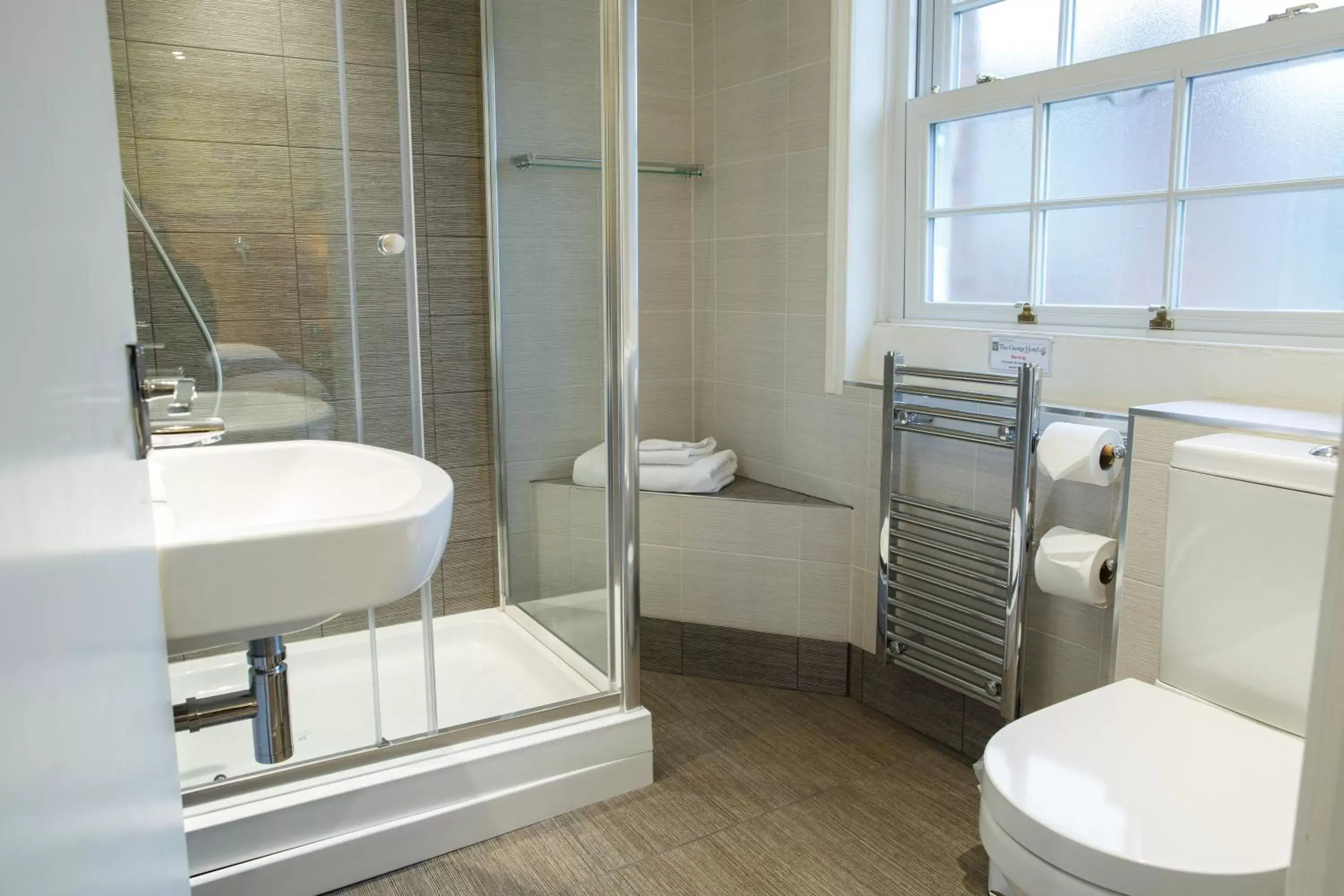 Bathroom in Best Western Lichfield City Centre The George Hotel