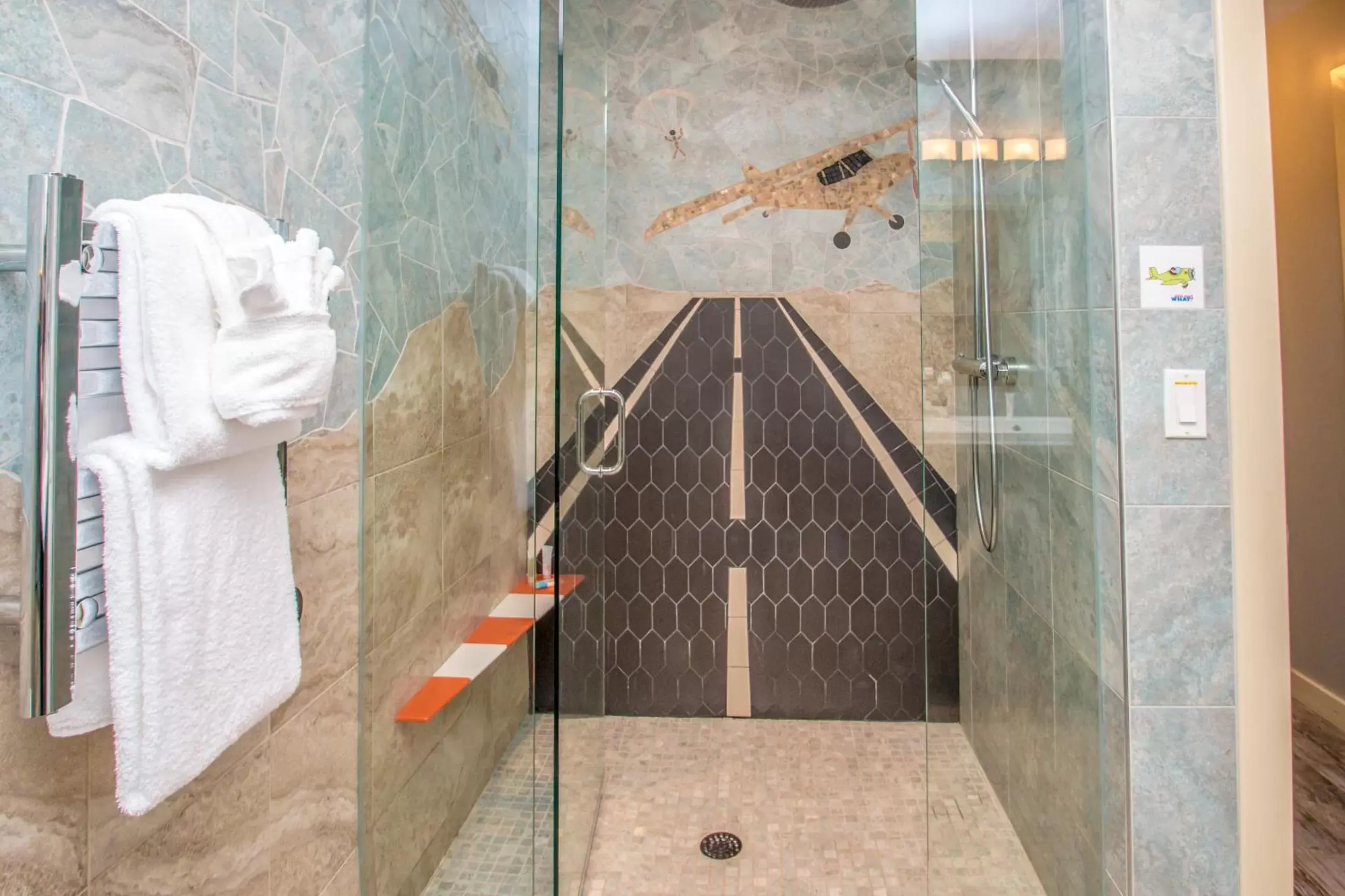 Shower, Bathroom in Adventure Suites