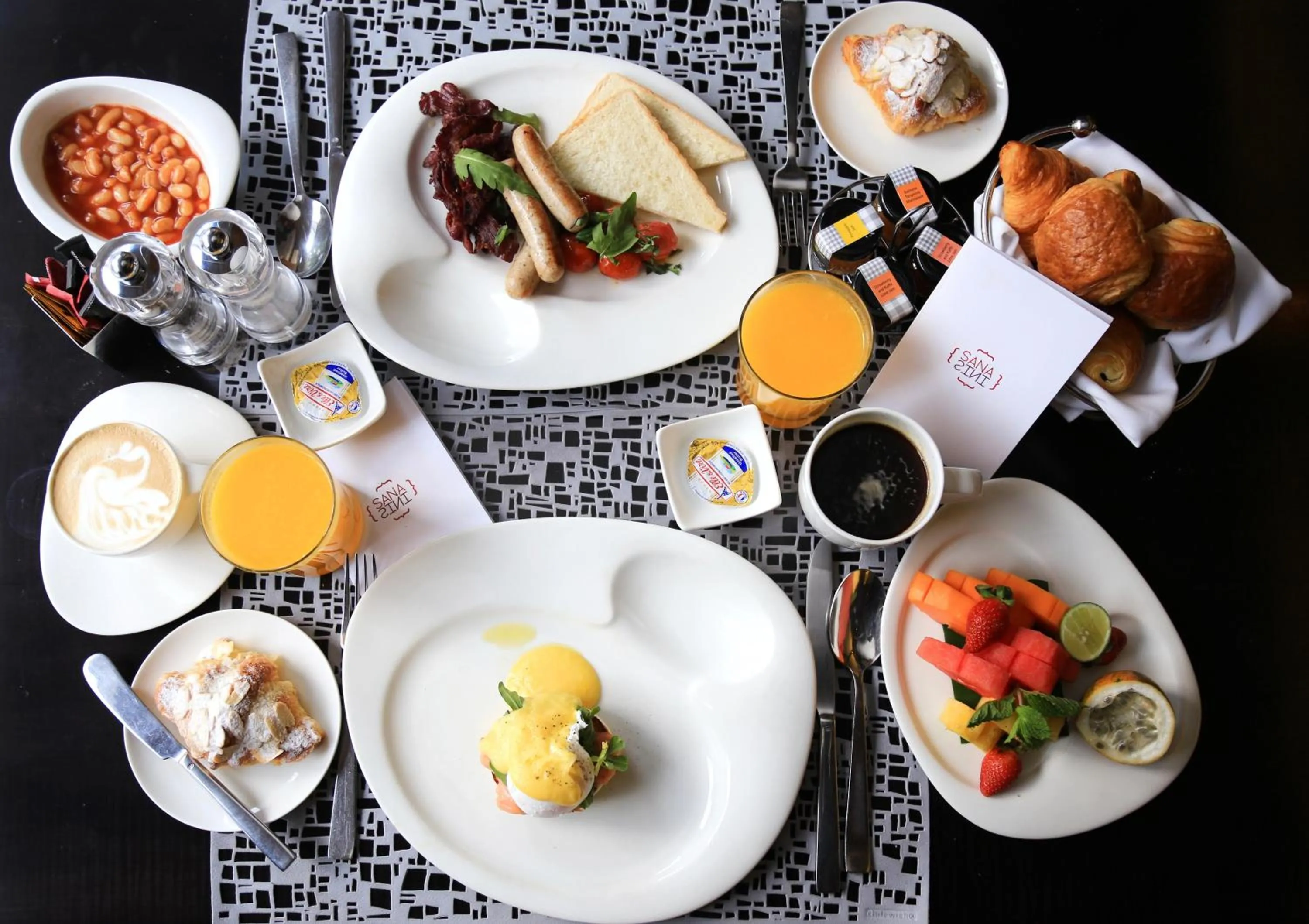 Continental breakfast in Pullman Jakarta Indonesia