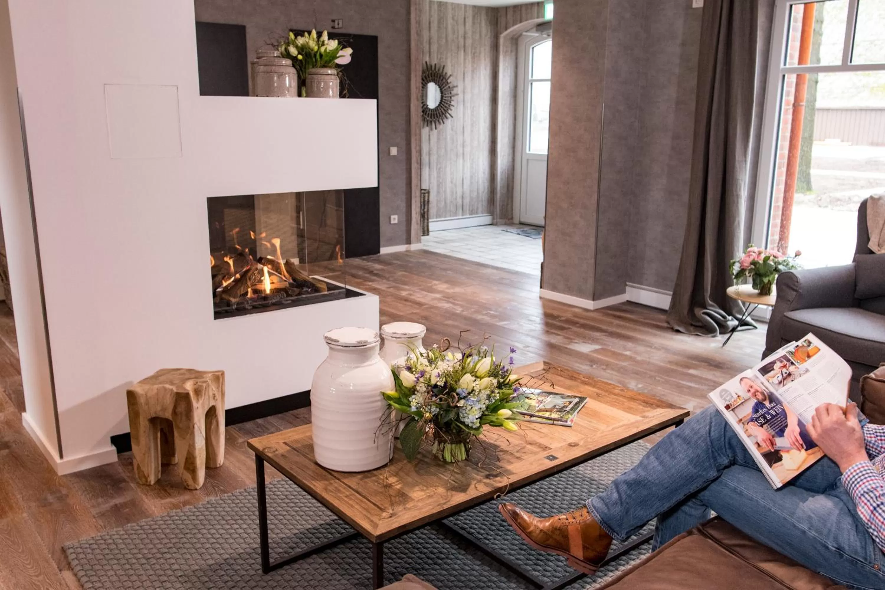 Lobby or reception in Visbeker Deern Hotel Garni