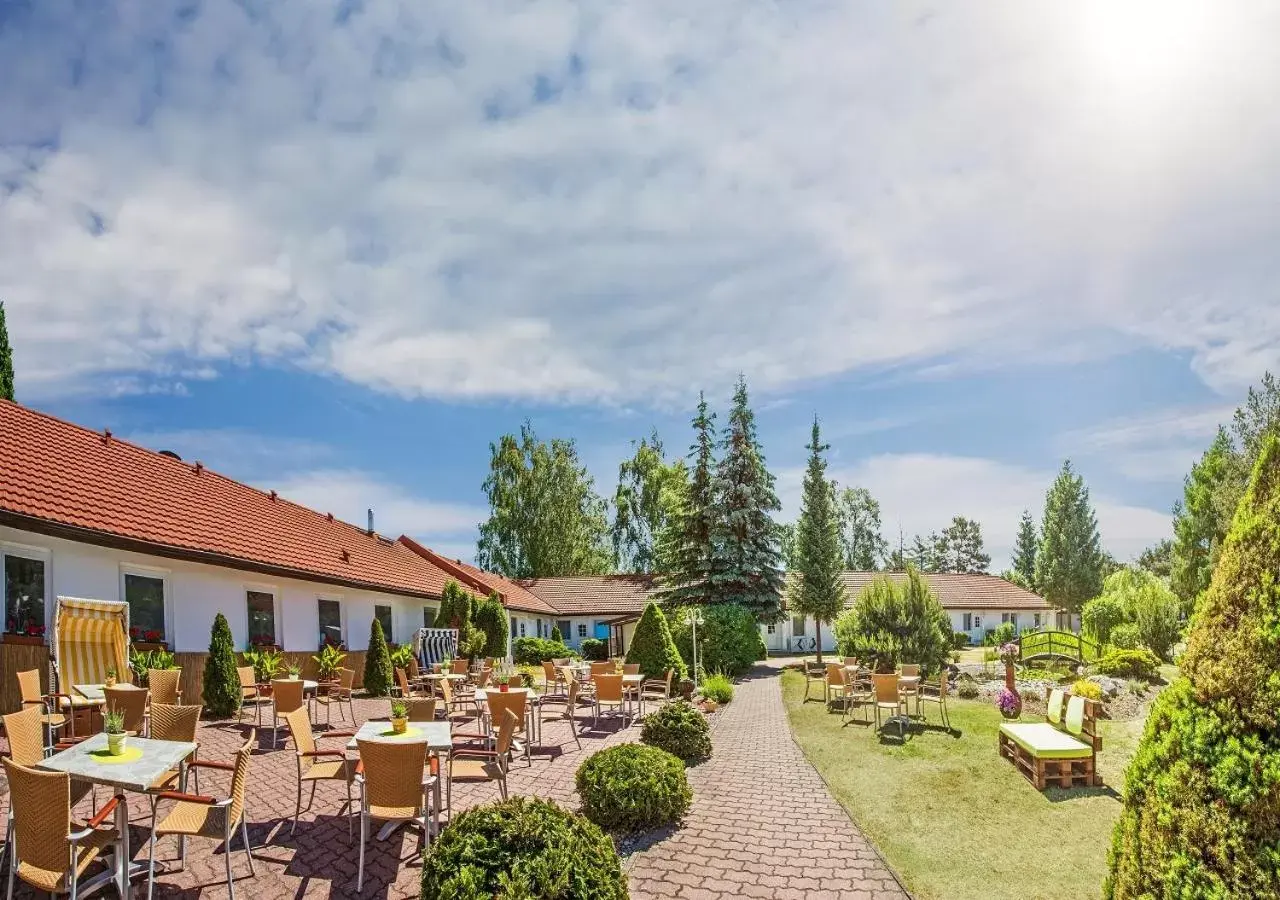 Patio in Hotel Pommerscher Hof