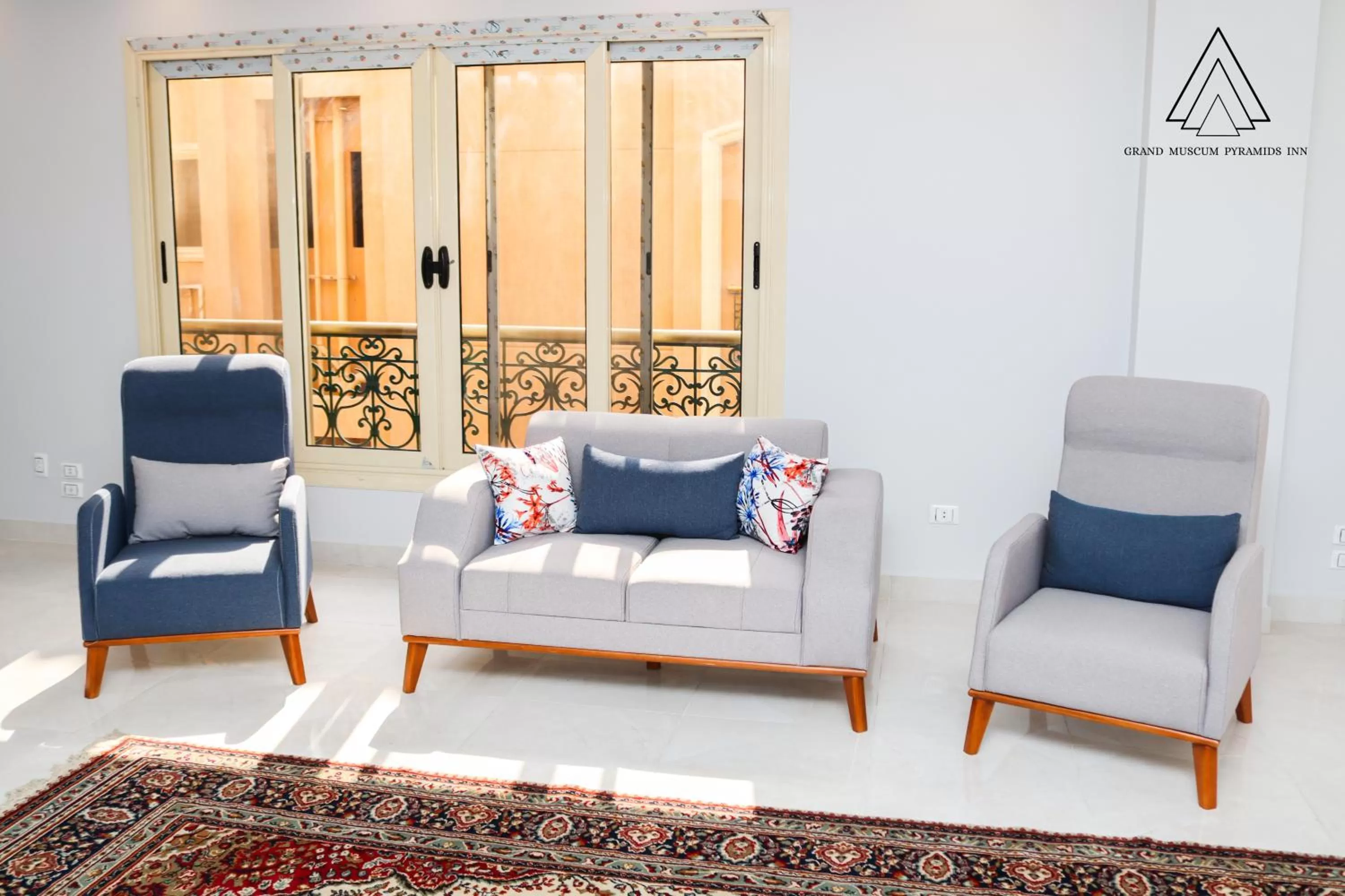 Living room in Grand Museum Pyramids Inn