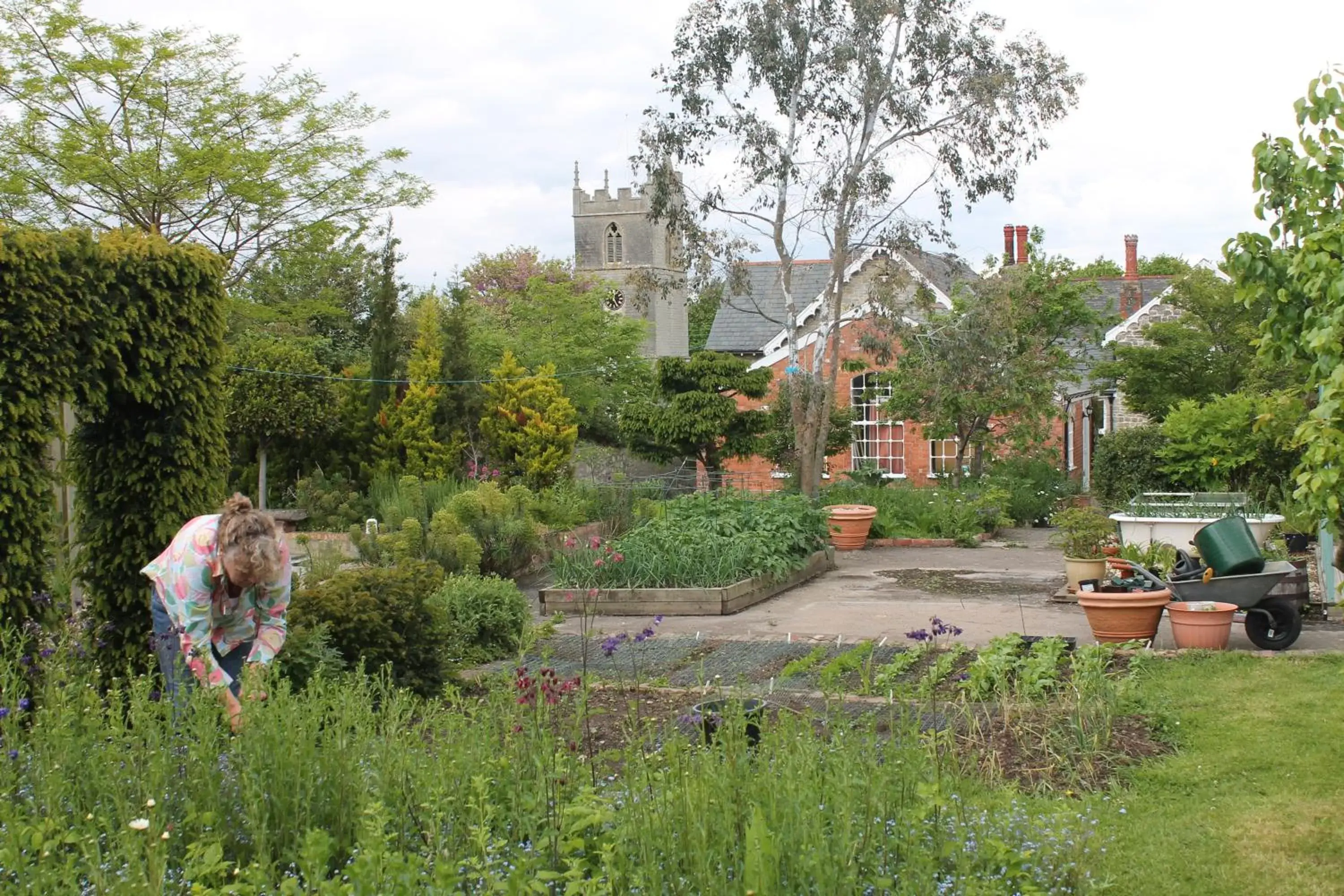 Garden in The School House